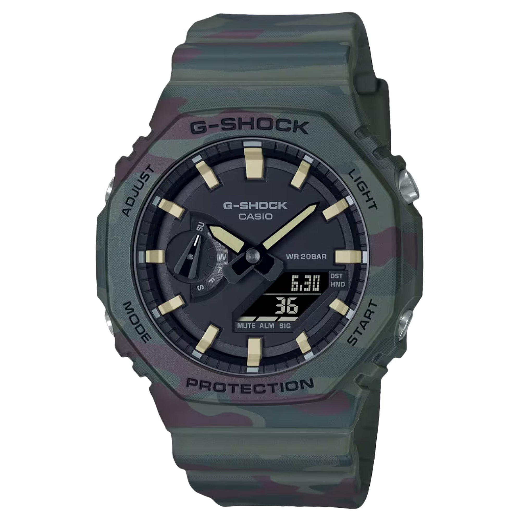 Casio Quartz G-Shock Black Dial Men's Watch GAE2100WE-3A