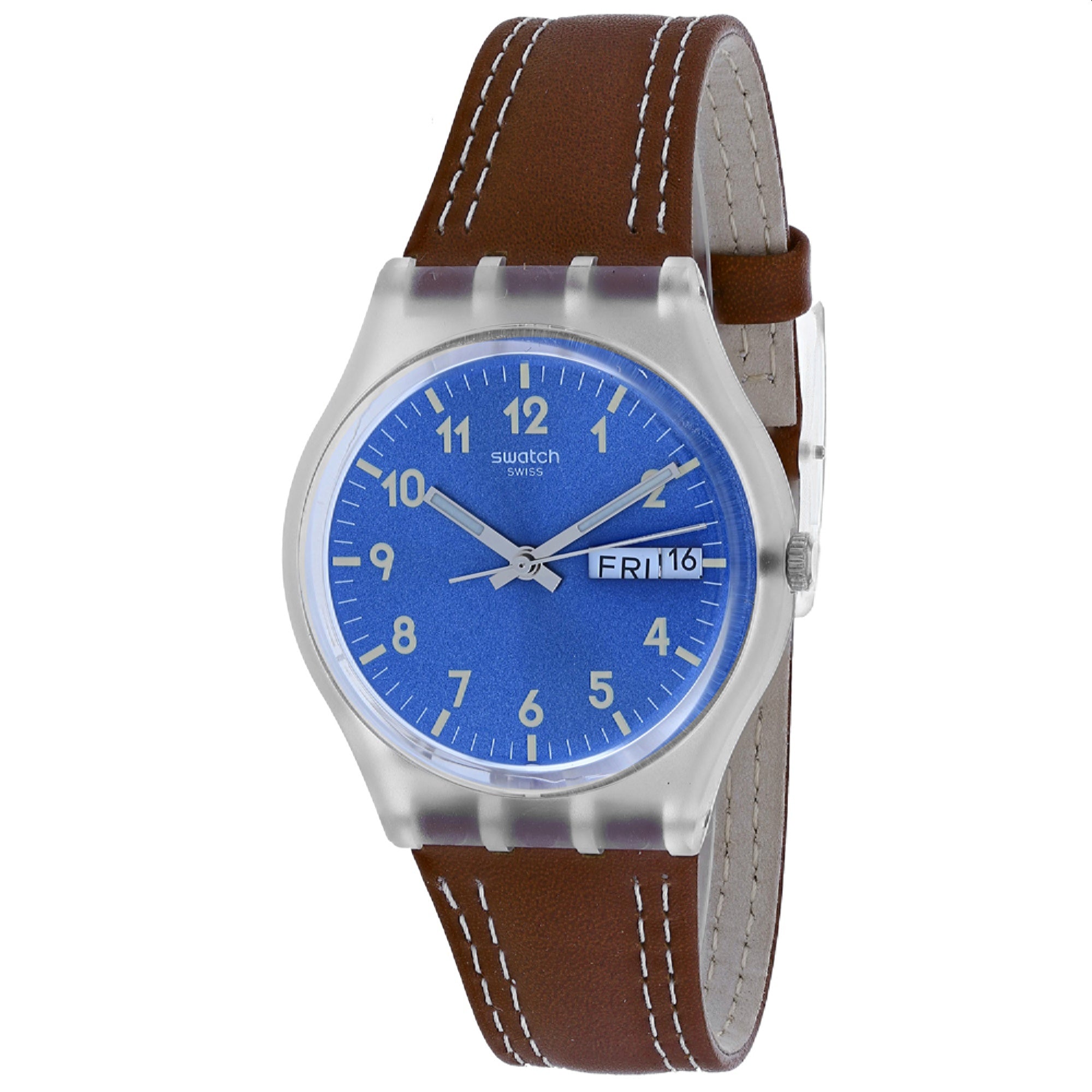 Swatch Quartz Gent Blue Dial Men's Watch GE709