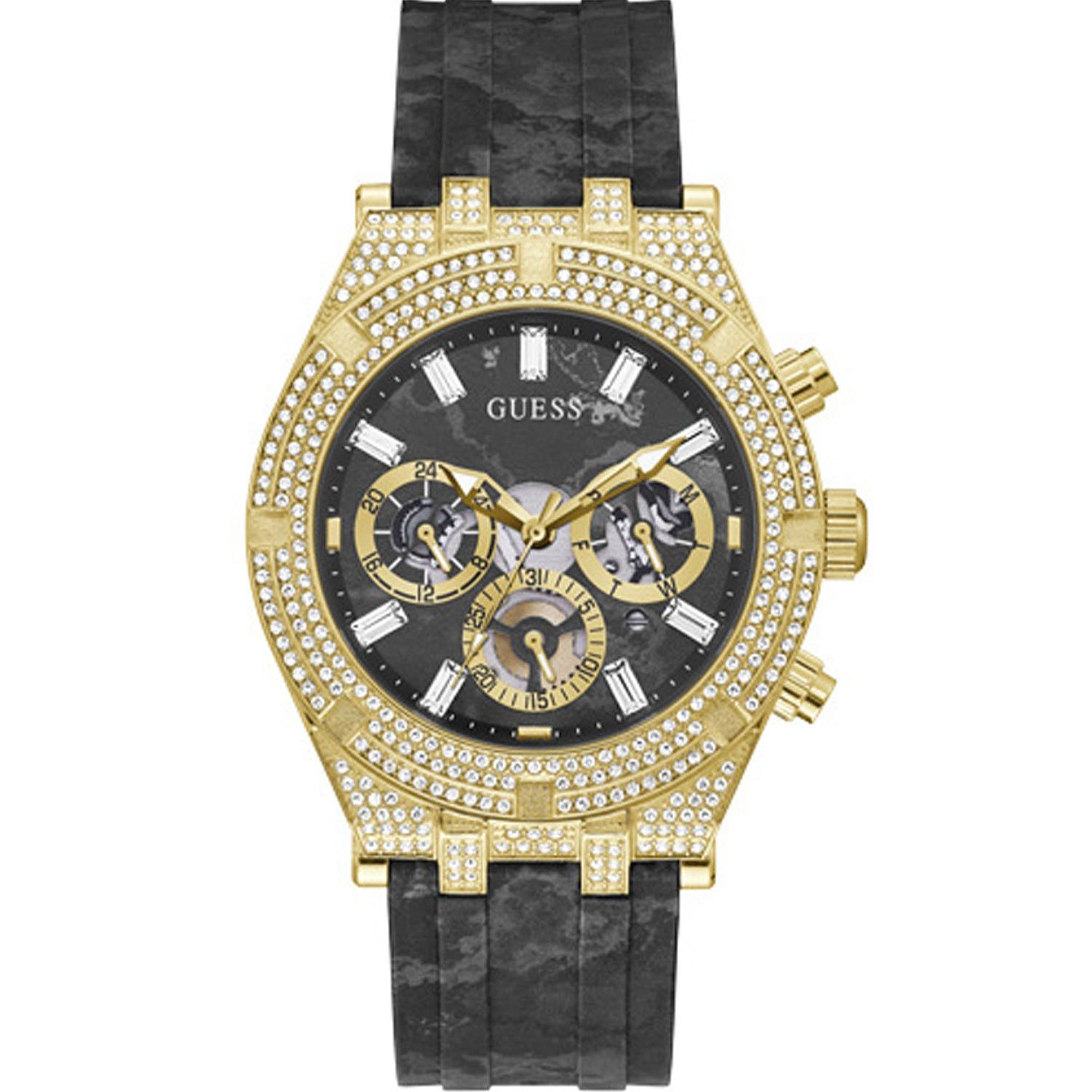 Guess Quartz Classic Black Dial Men's Watch GW0418G2