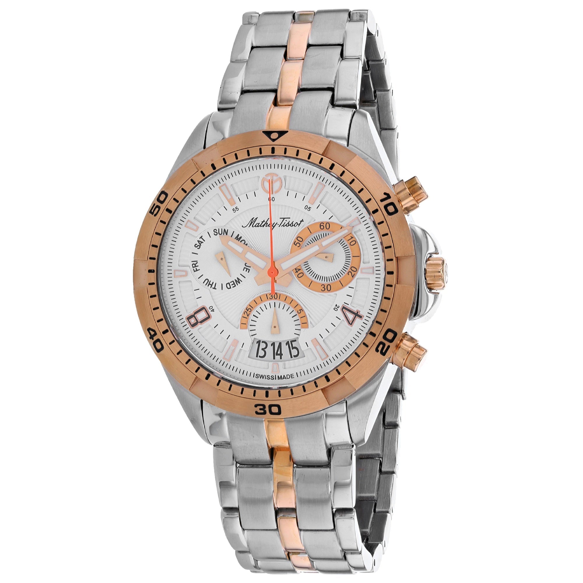 Mathey-Tissot Quartz Bolton White Dial Men's Watch H5002CHRA