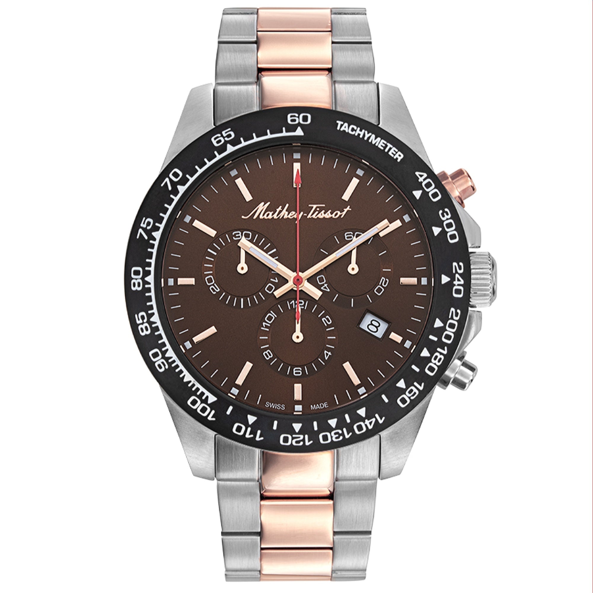 Mathey-Tissot Quartz Mathy Chrono Brown Dial Men's Watch H901CHRM