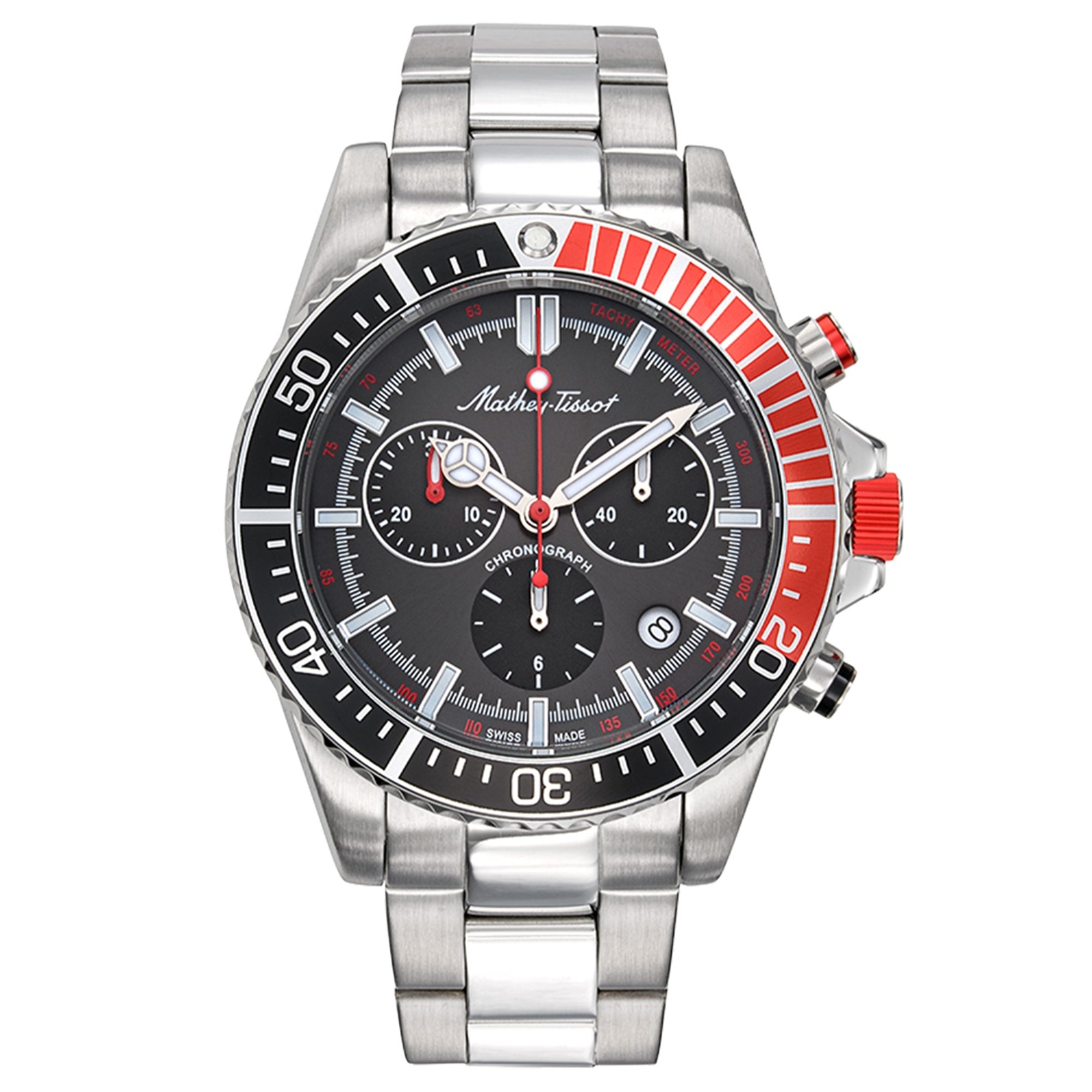 Mathey-Tissot Quartz Classic Black Dial Men's Watch H908CHRN