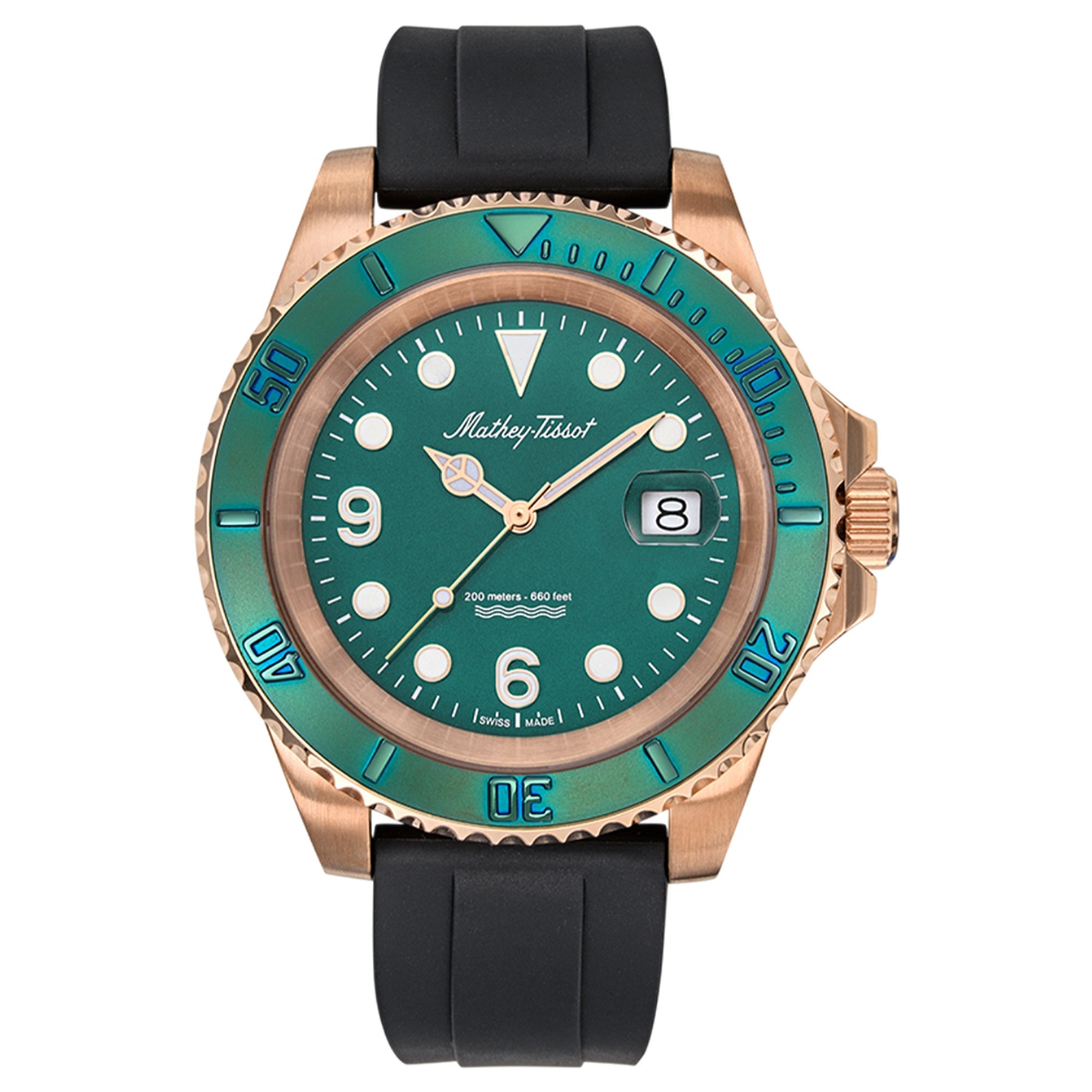Mathey-Tissot Quartz Classic Green Dial Men's Watch H909PVE