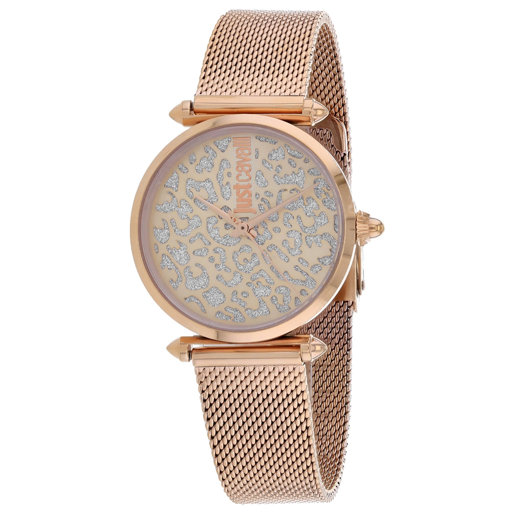Just Cavalli Quartz Animalier Rose Gold Dial Women's Watch JC1L085M0075