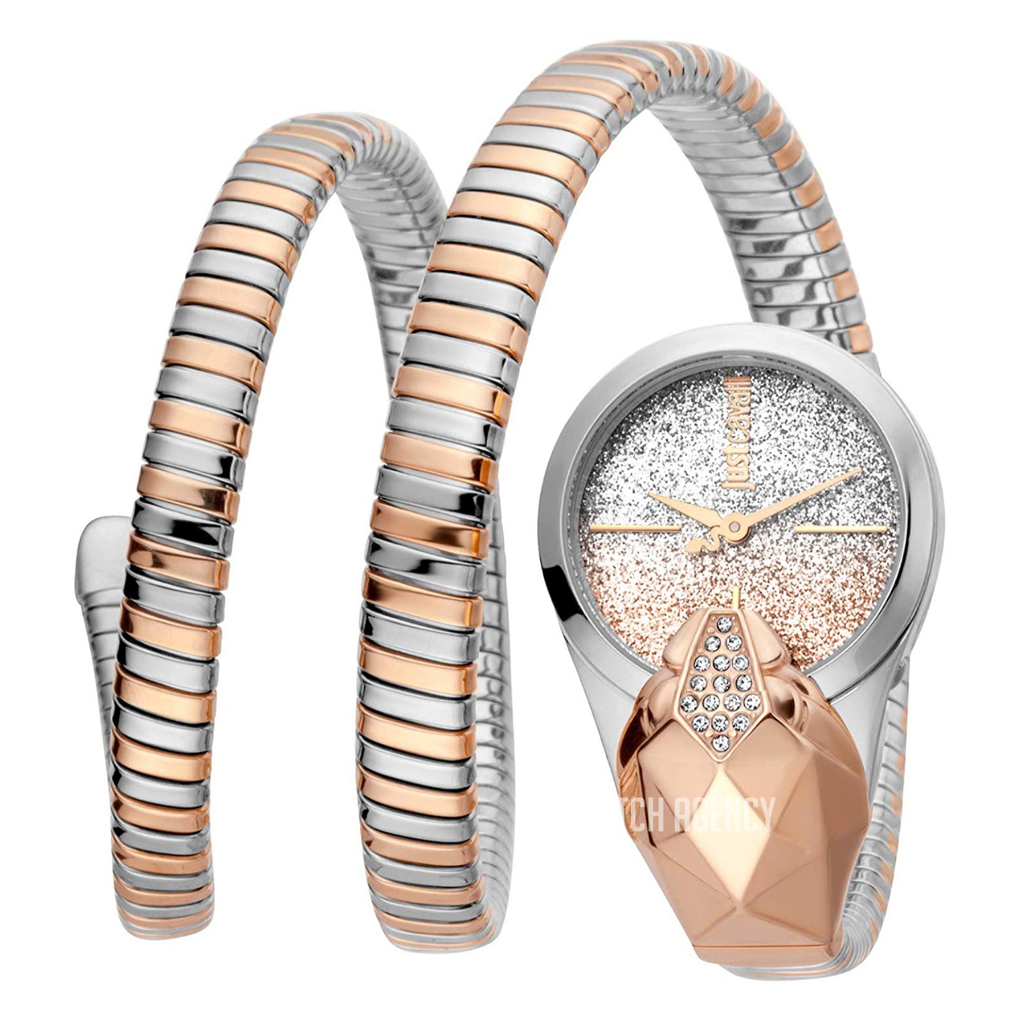 Just Cavalli Quartz Glam Snake Multicolor Dial Women's Watch JC1L114M0075