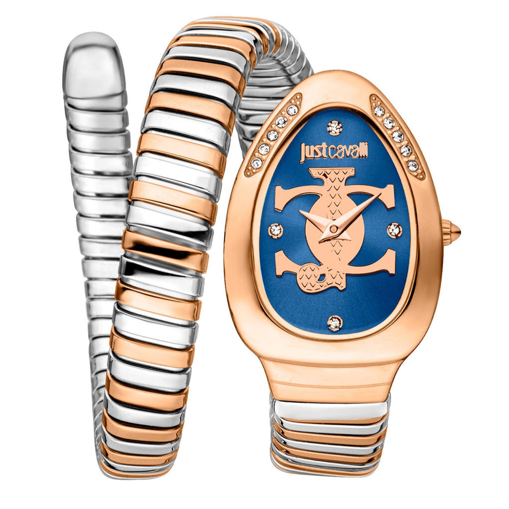 Just Cavalli Quartz Serpente Gold Dial Women's Watch JC1L227M0085