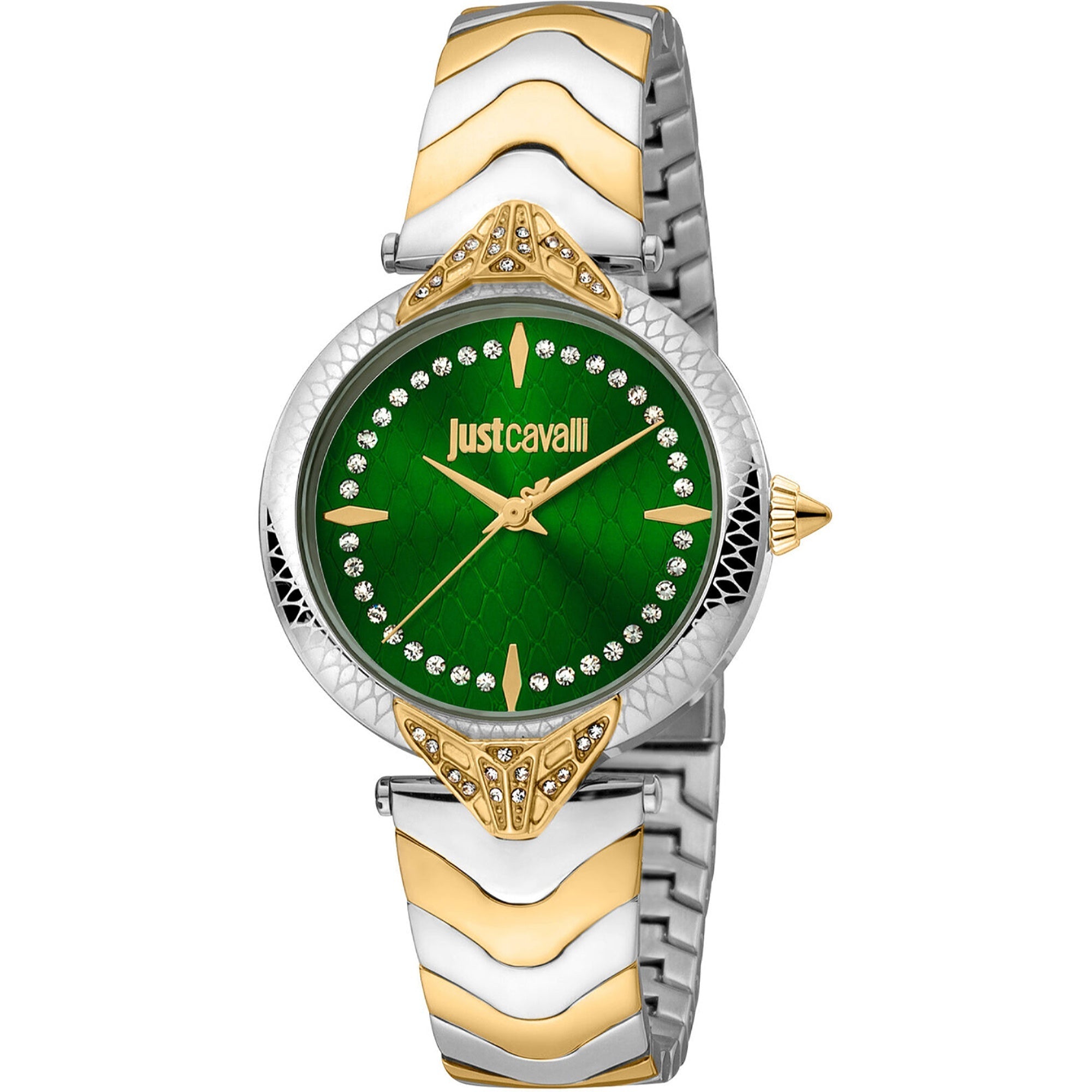 Just Cavalli Quartz Animalier Green Dial Women's Watch JC1L238M0105
