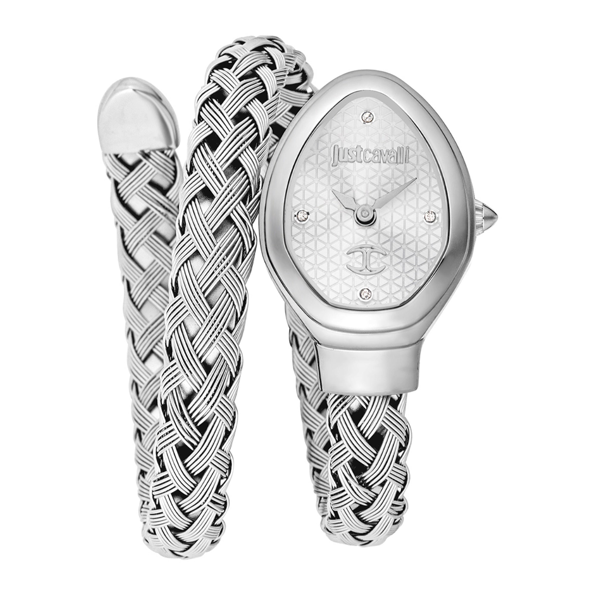 Just Cavalli Quartz Novara Silver Dial Women's Watch JC1L264M0015