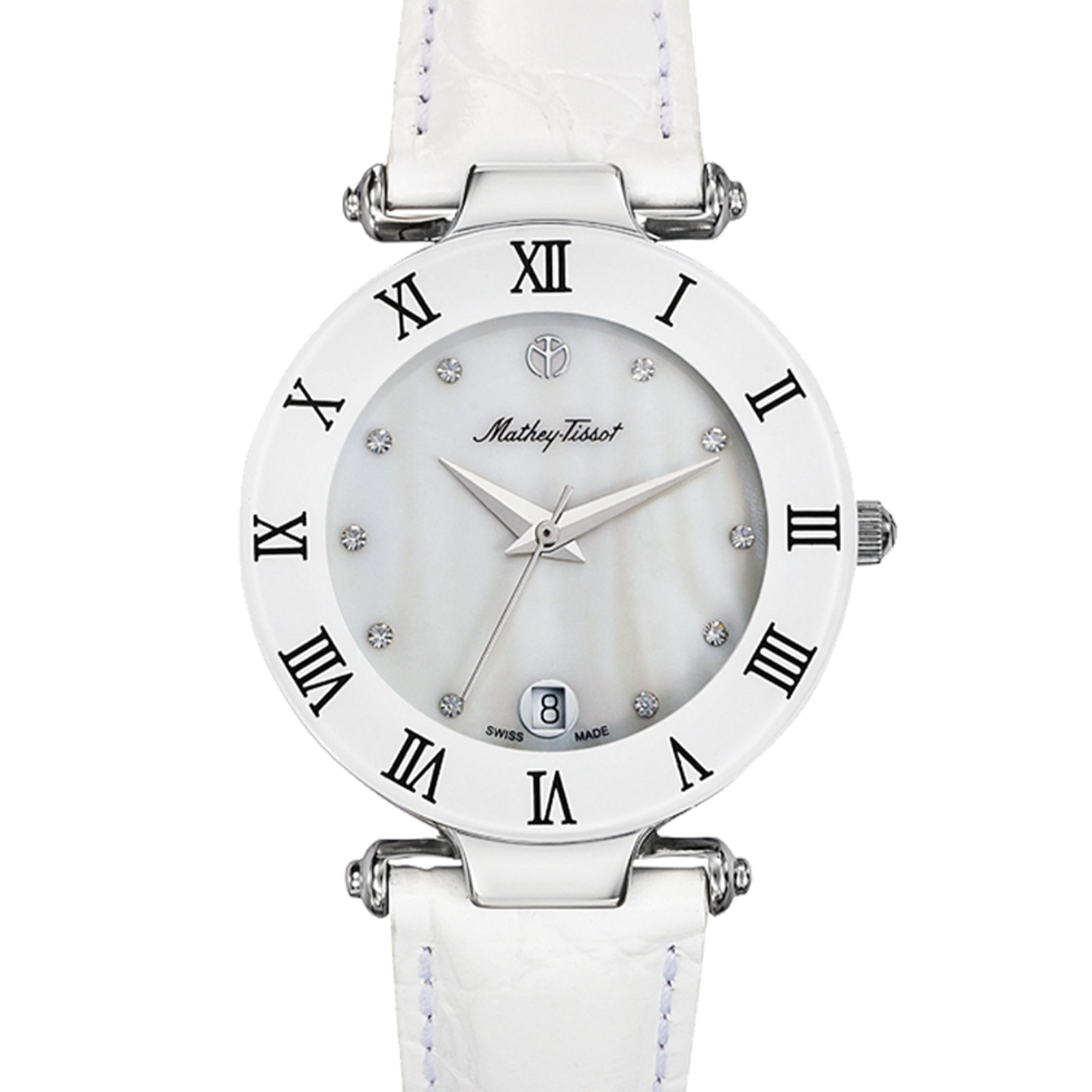 Mathey-Tissot Quartz Classic White Dial Women's Watch KB234MA