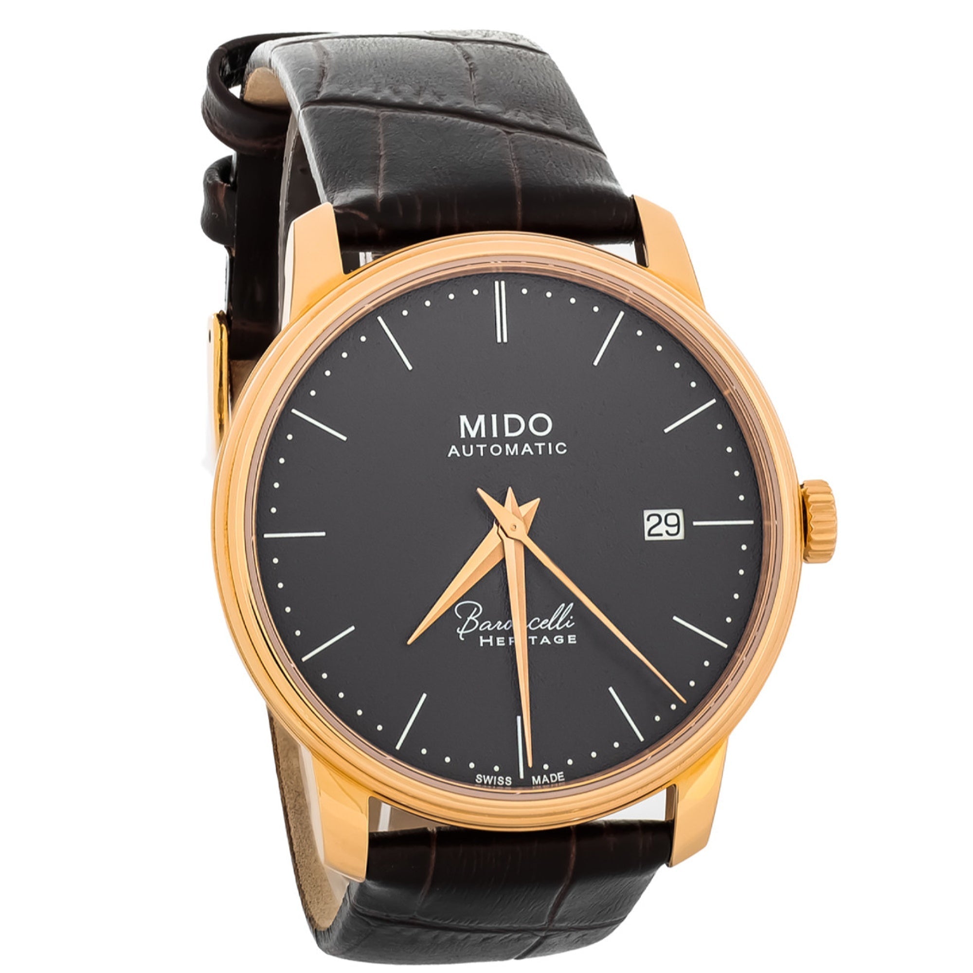 Mido Baroncelli II Automatic Grey Dial Men's Watch M027.407.36.080.00