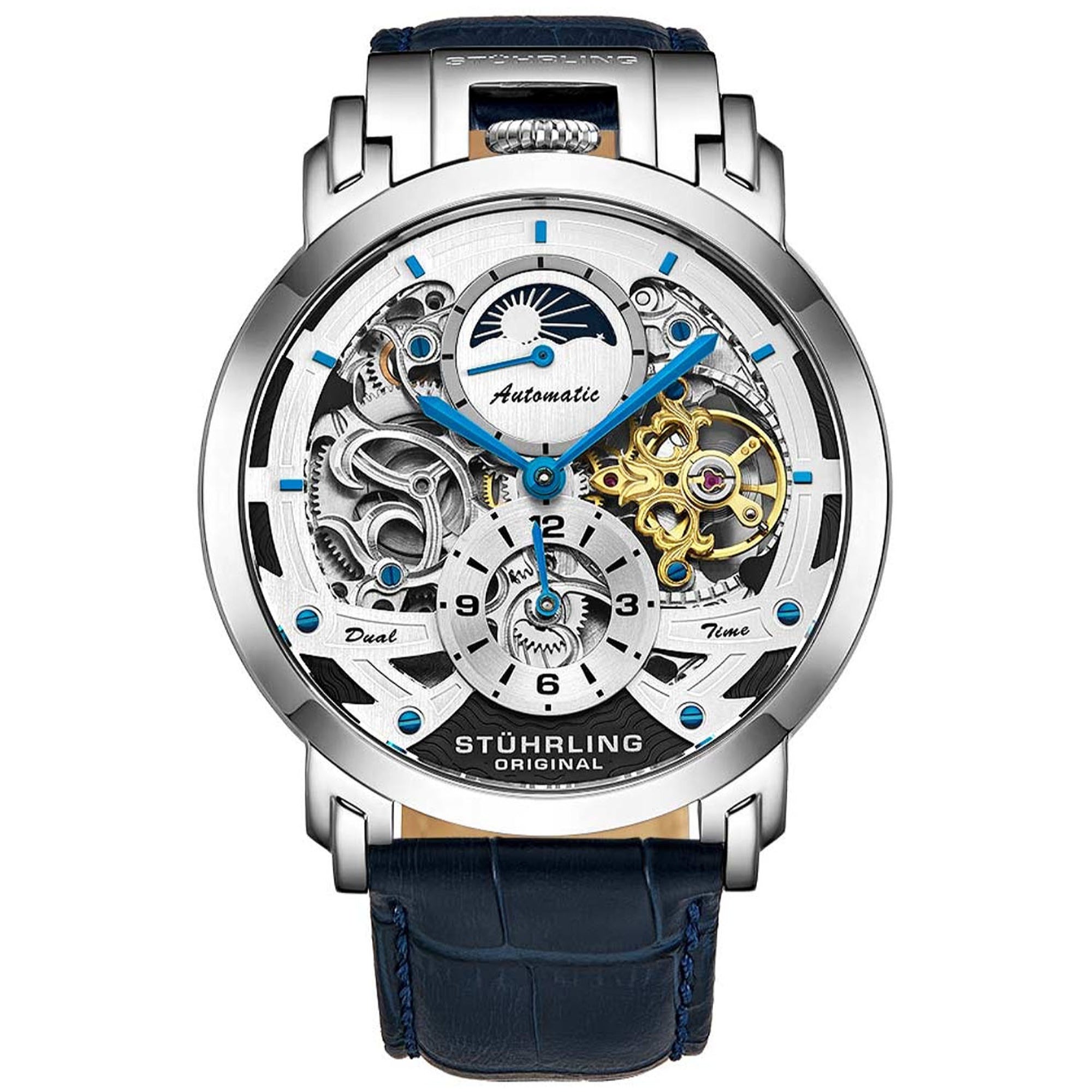 Stuhrling Automatic Classic Silver Dial Men's Watch M12644