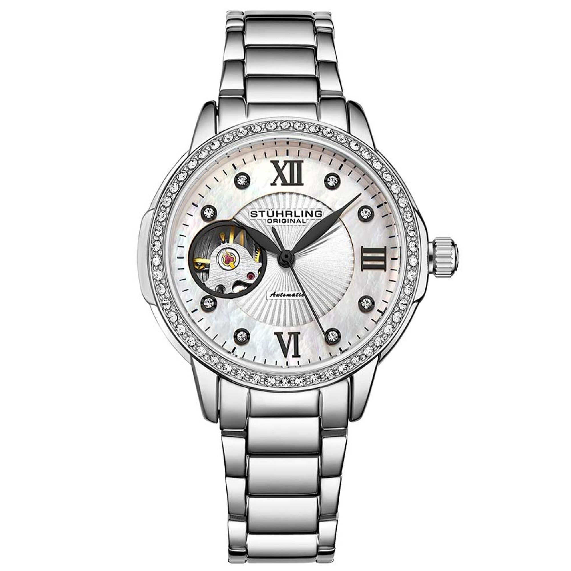 Stuhrling Automatic Classic Silver Dial Women's Watch M12652