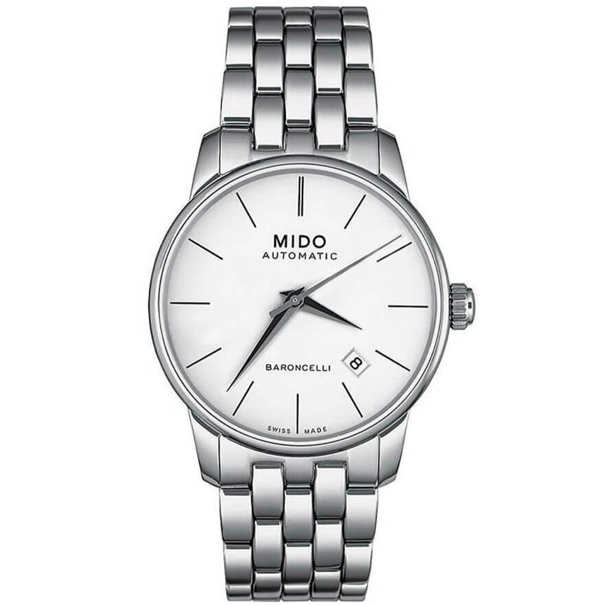 Mido Automatic Baroncelli White Dial Men's Watch M86004761