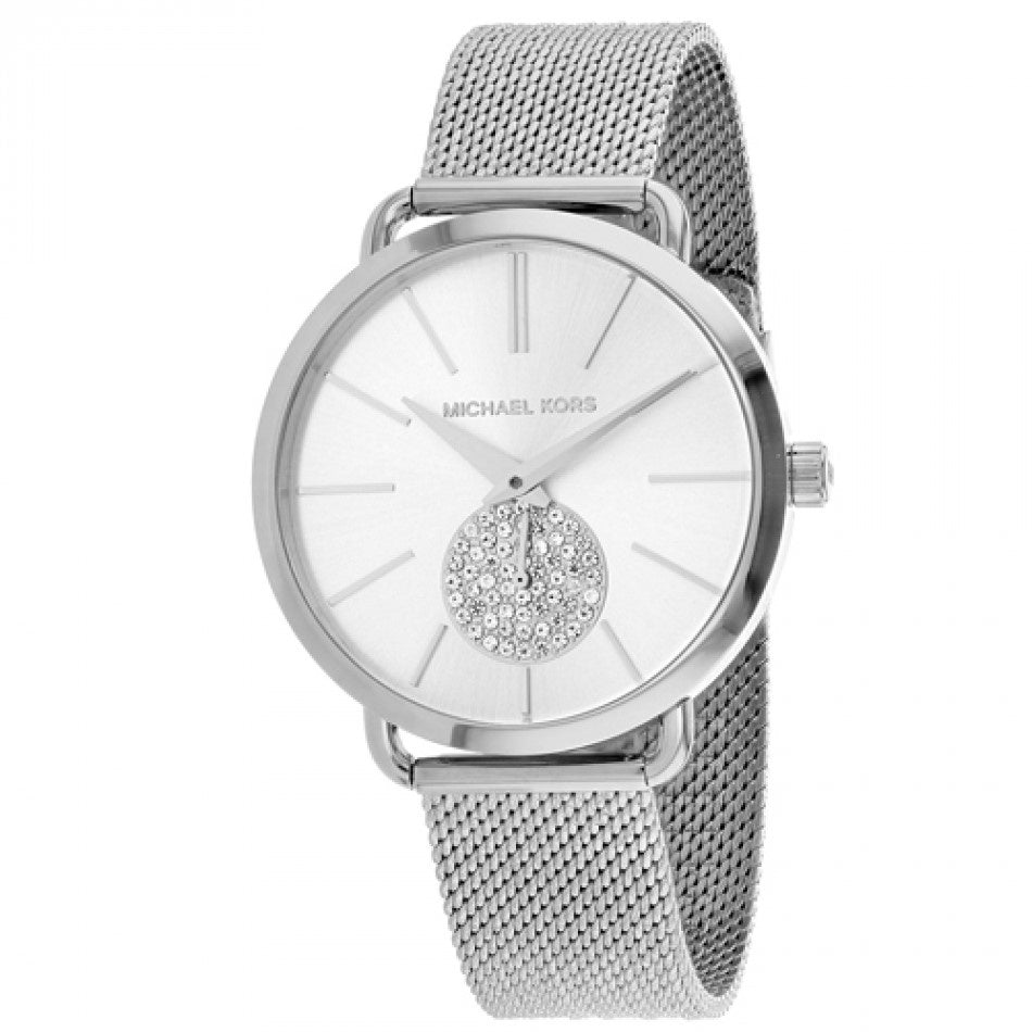 Michael Kors Portia Quartz Crystal Silver Dial Women's Watch MK3843