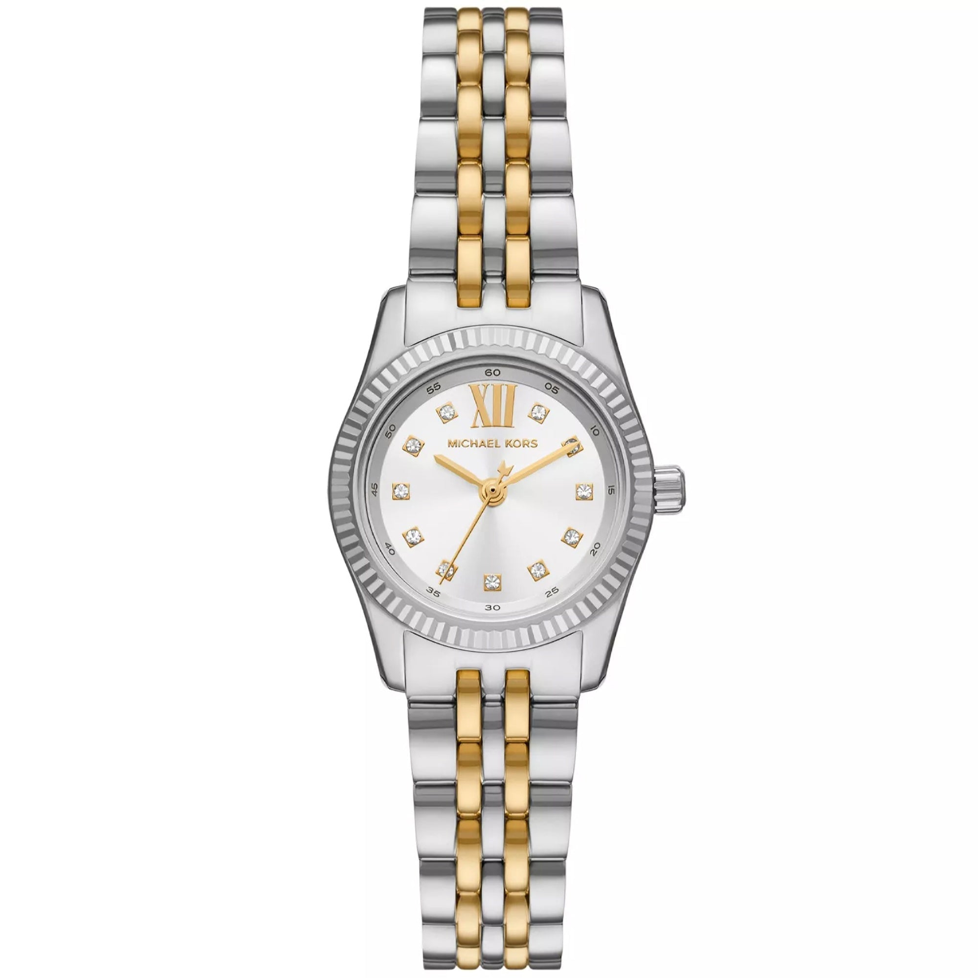 Michael Kors Quartz Lexington Silver Dial Women's Watch MK4740
