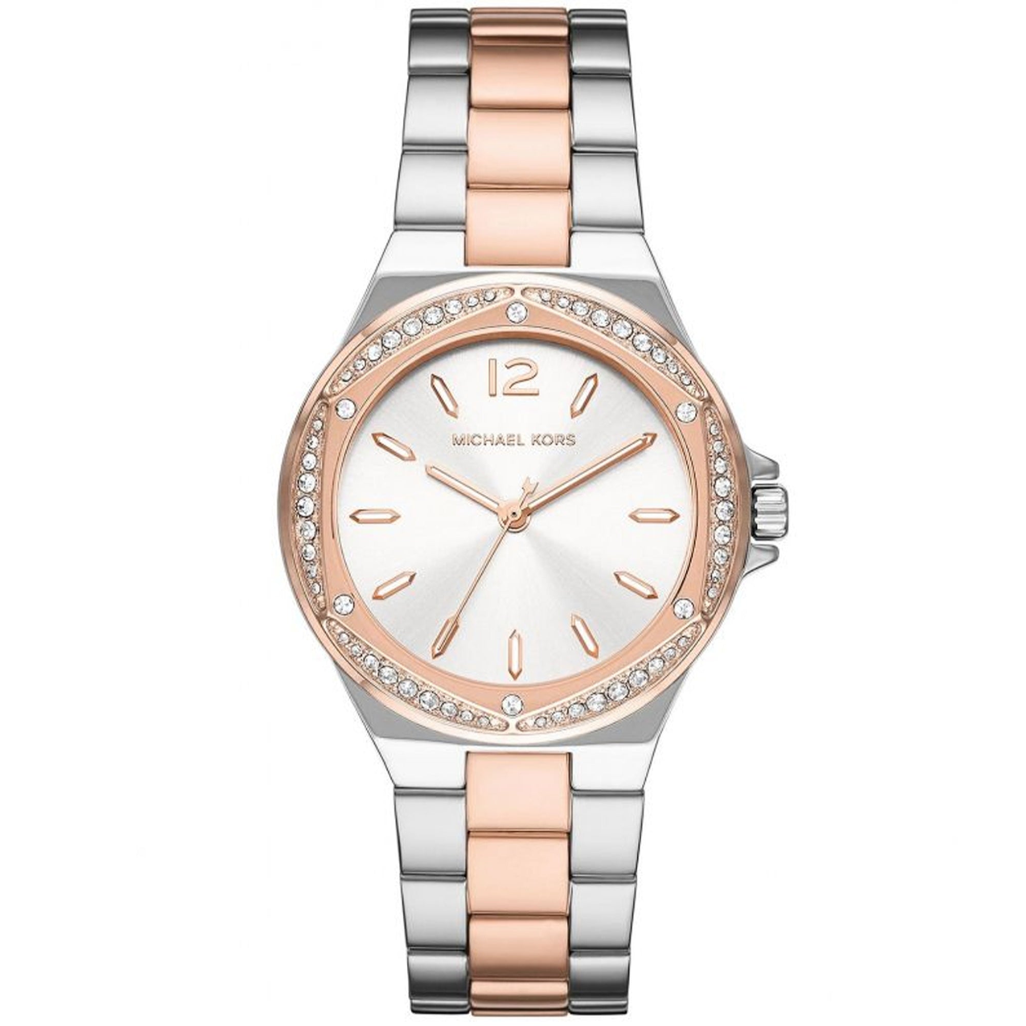 Michael Kors Quartz Lennox White Dial Women's Watch MK6989