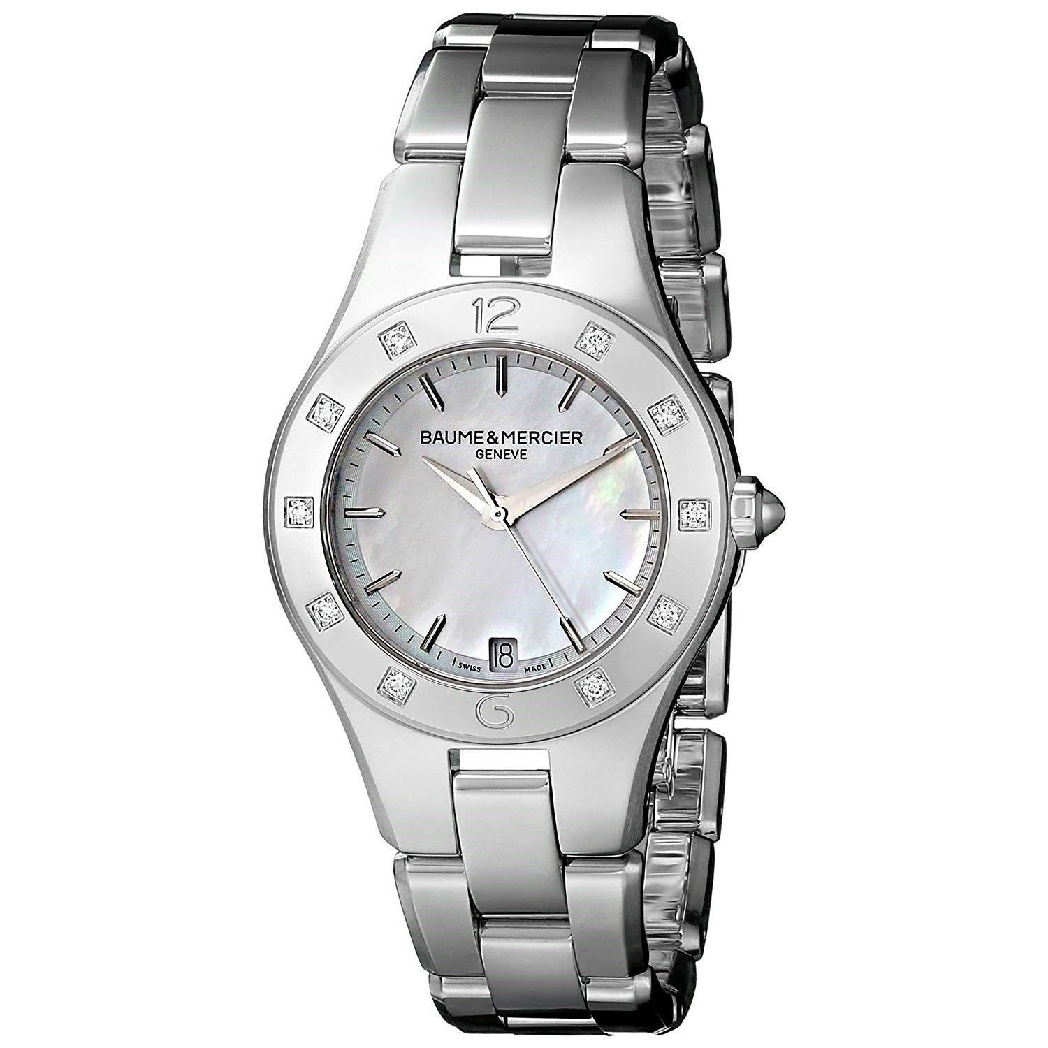 Baume & Mercier Linea Quartz Mother of Pearl Dial Women's Watch MOA10071
