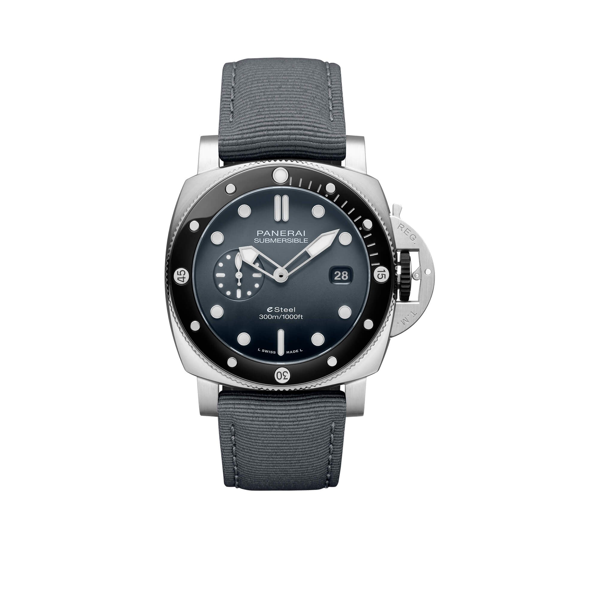 Panerai Submersible Automatic Grey Dial Men's Watch PAM01288