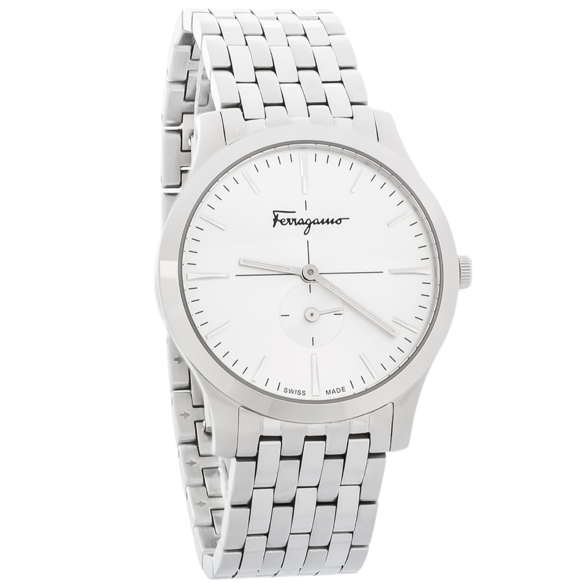 Ferragamo Salvatore Ferragamo Quartz Silver-Tone Dial Women's Watch SFDF006