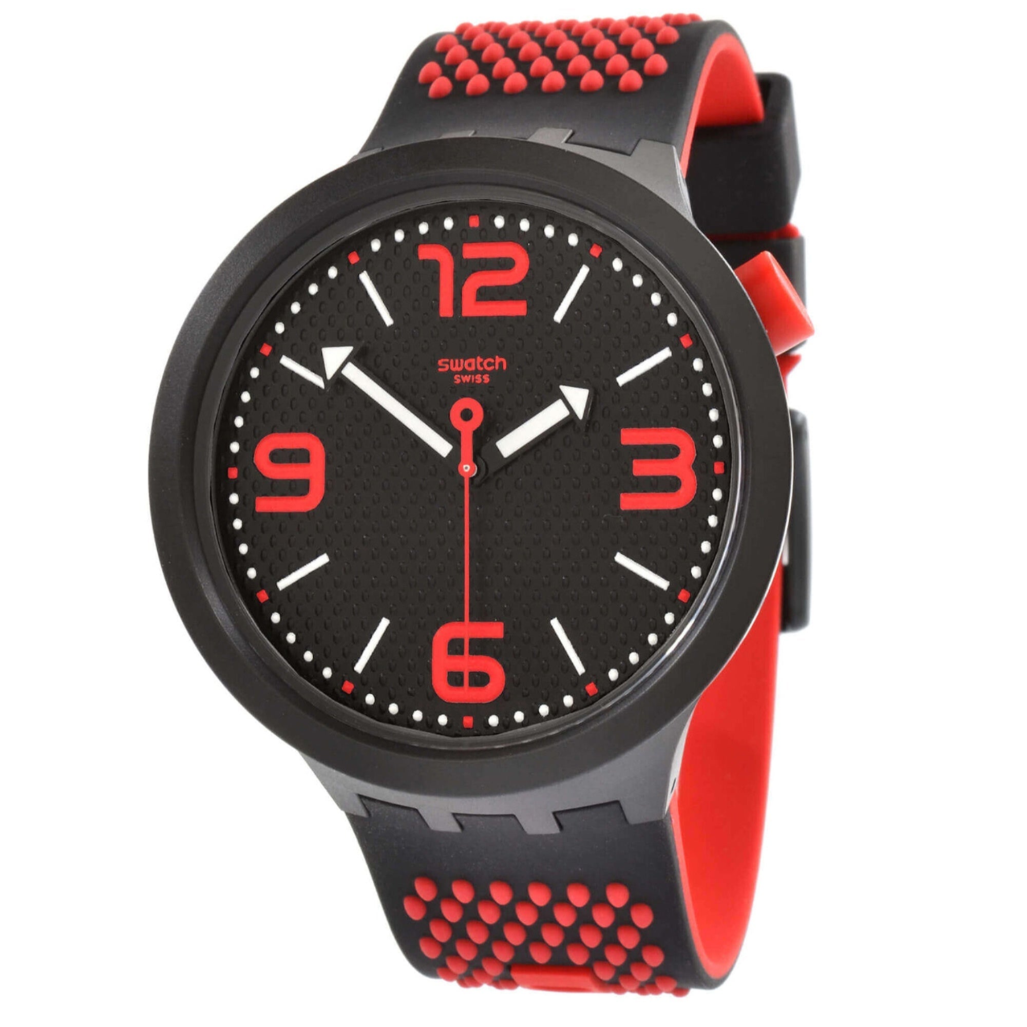 Swatch Quartz Big Bold Black Dial Men's Watch SO27B102