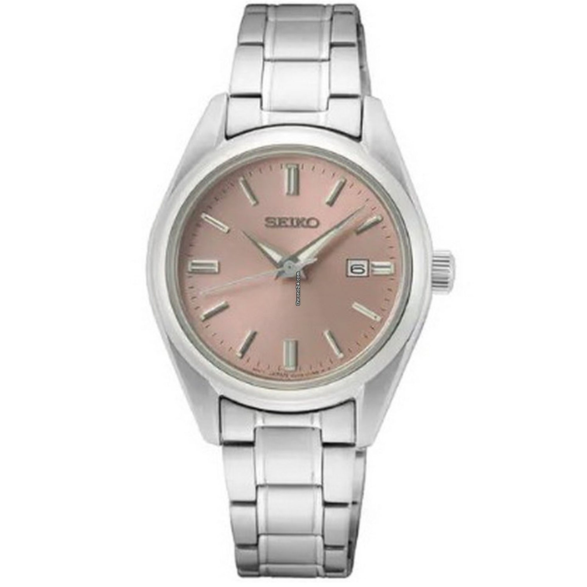 Seiko Quartz Classic Red Dial Men's Watch SUR529