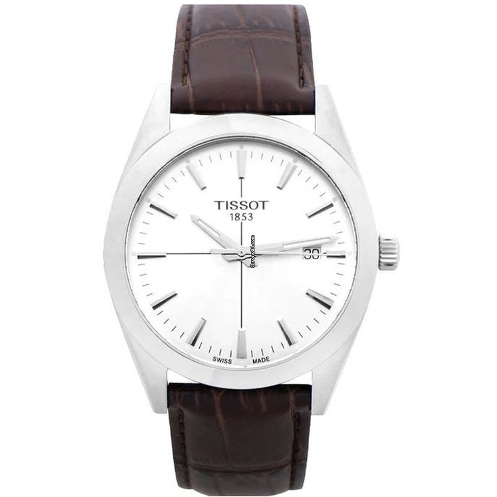Tissot Quartz Gentleman Silver Dial Men's Watch T1274101603101