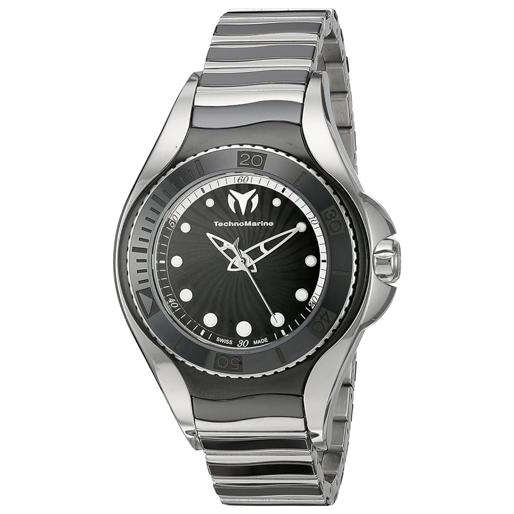 Technomarine Quartz Manta Black Dial Women's Watch TM-213002