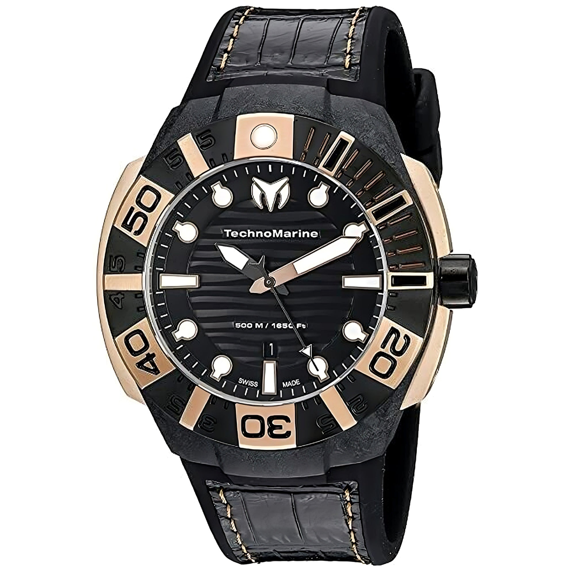 Technomarine Quartz Reef Black Dial Men's Watch TM-514002