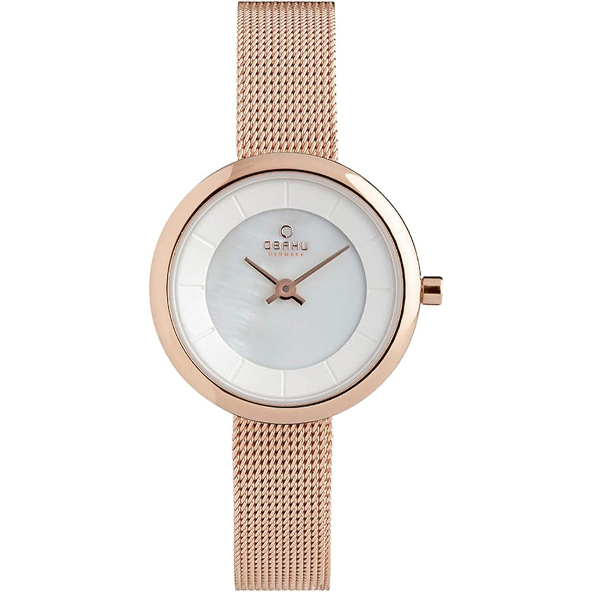 Obaku Quartz Stille Silver Dial Women's Watch V146LXVWMV