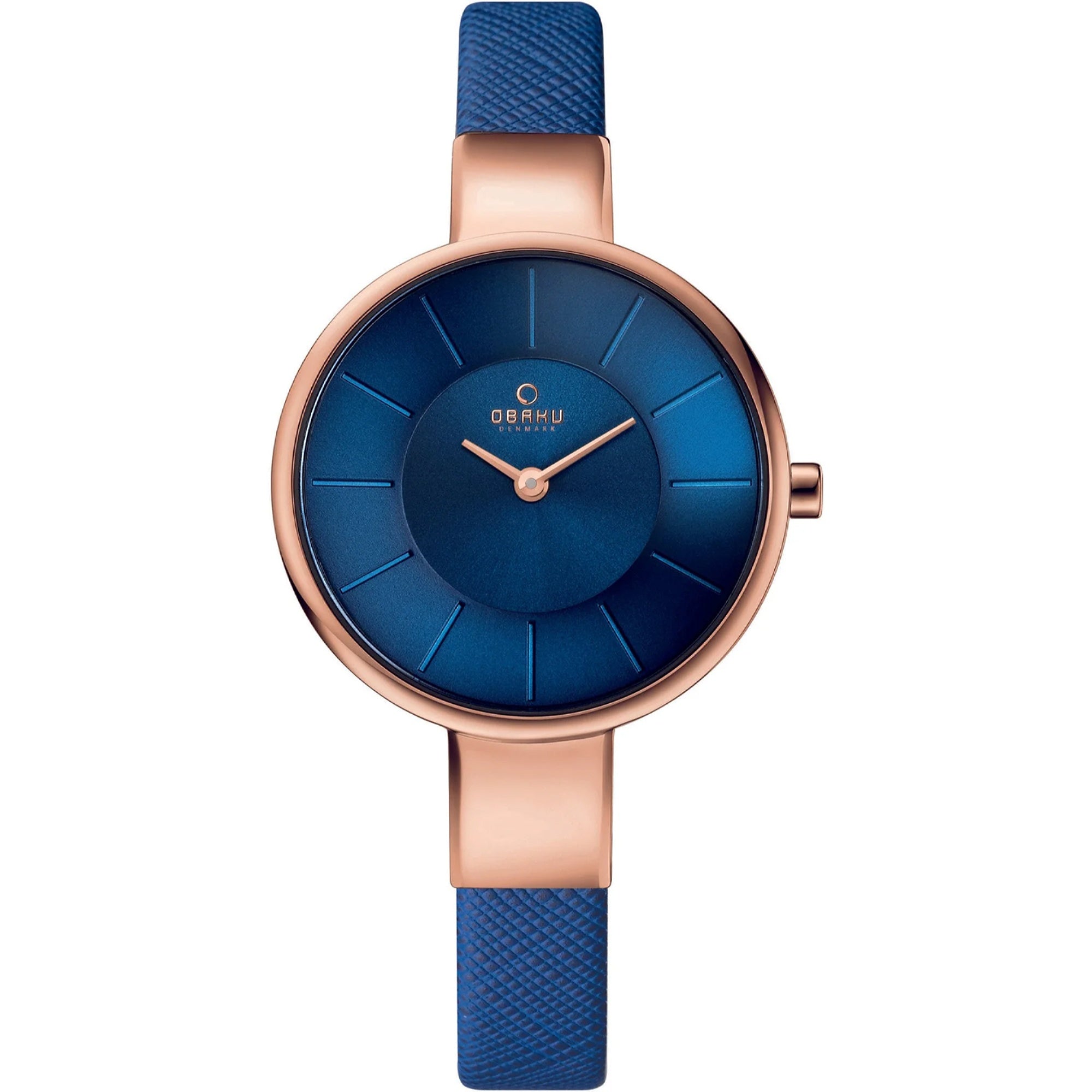 Obaku Quartz Sol Blue Dial Women's Watch V149LXVLRA