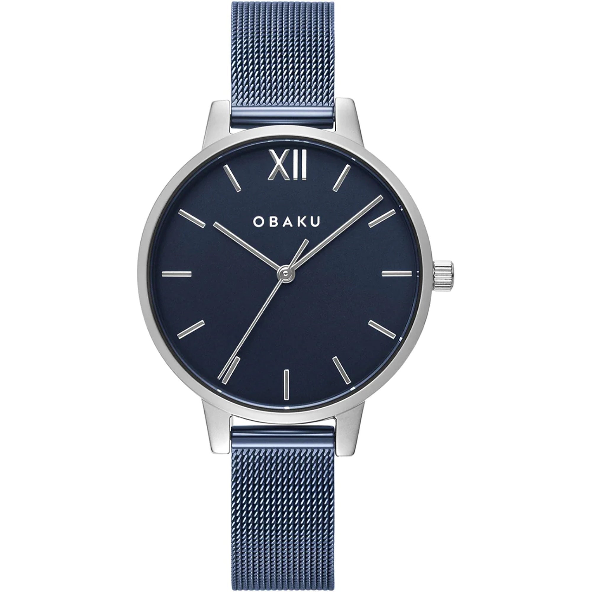 Obaku Quartz Liv Arctic Blue Dial Women's Watch V209LXCLML