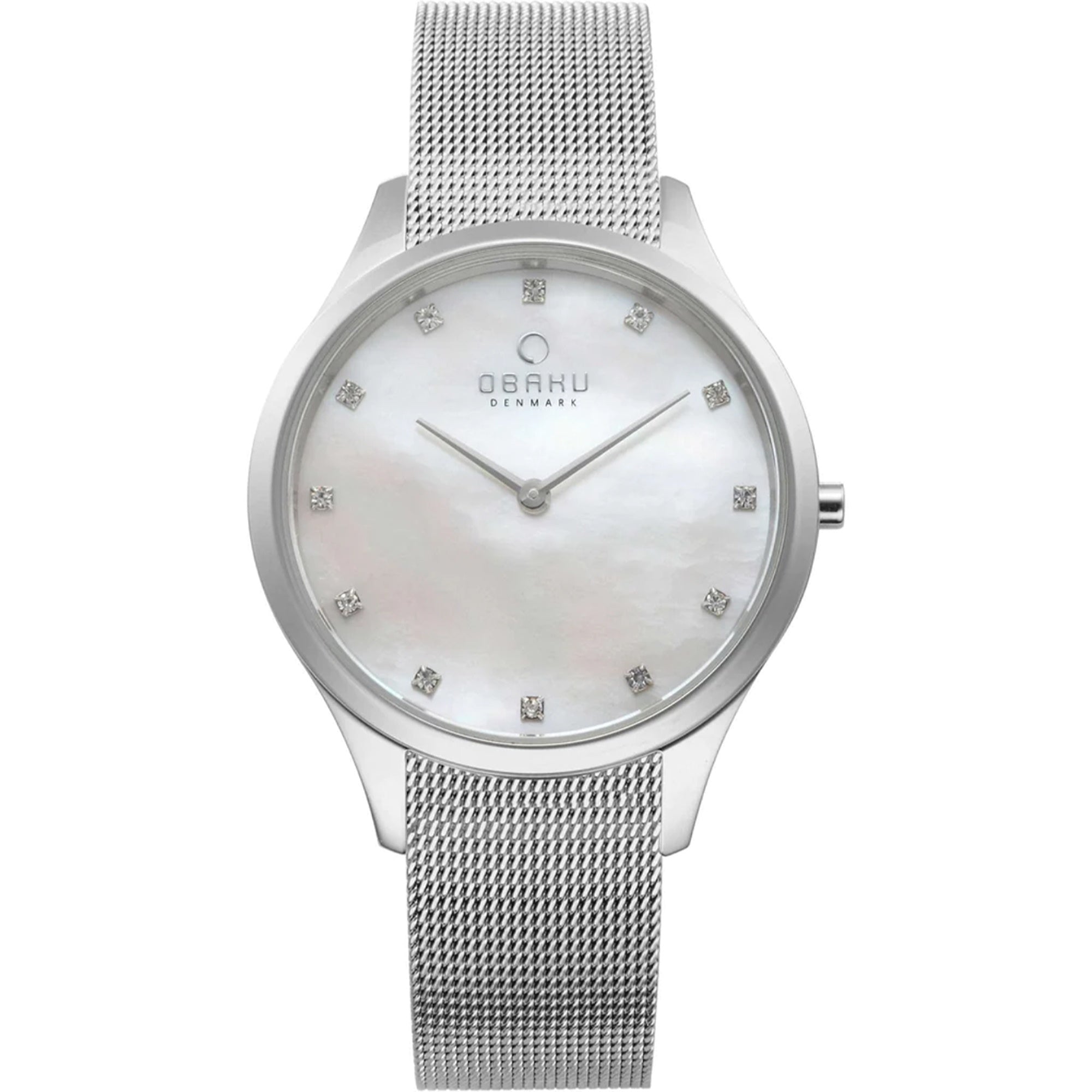 Obaku Quartz Fin Mother of pearl Dial Women's Watch V217LXCWMC