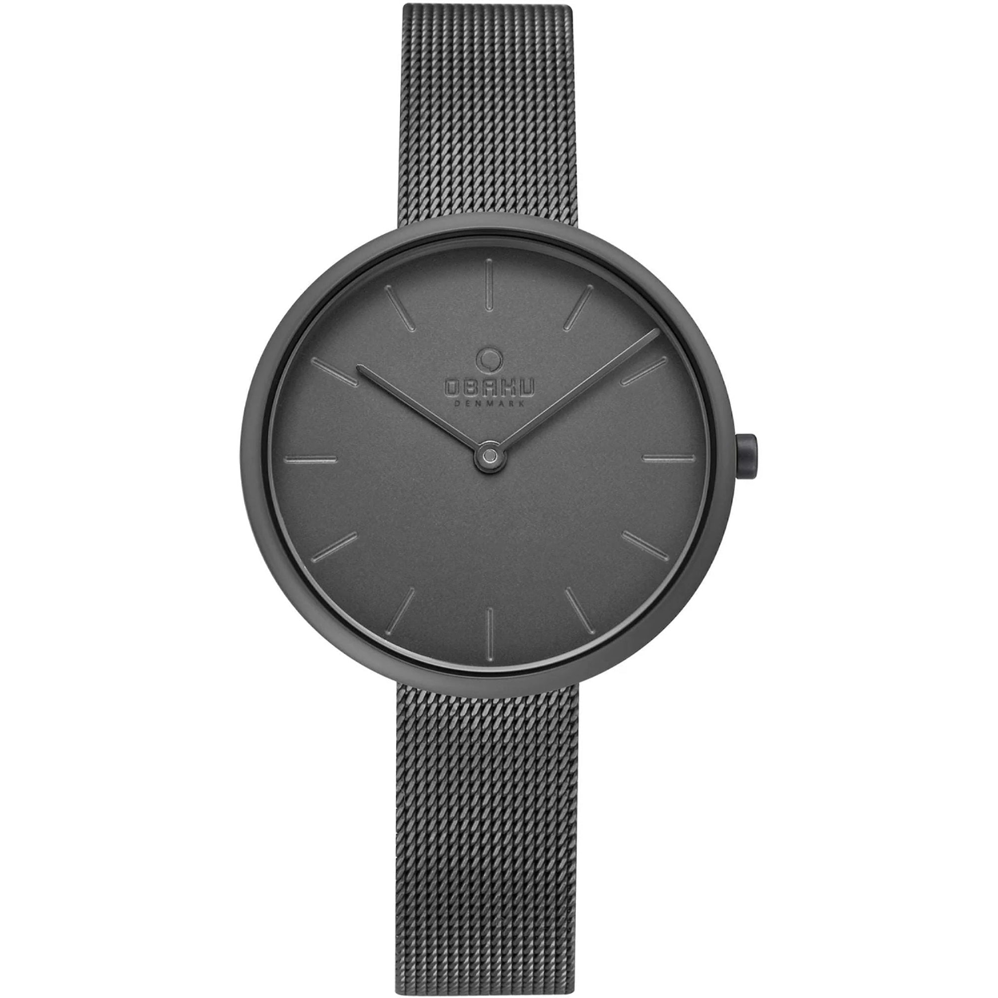 Obaku Quartz Hassel Smokey Gray Dial Women's Watch V219LXUUMU