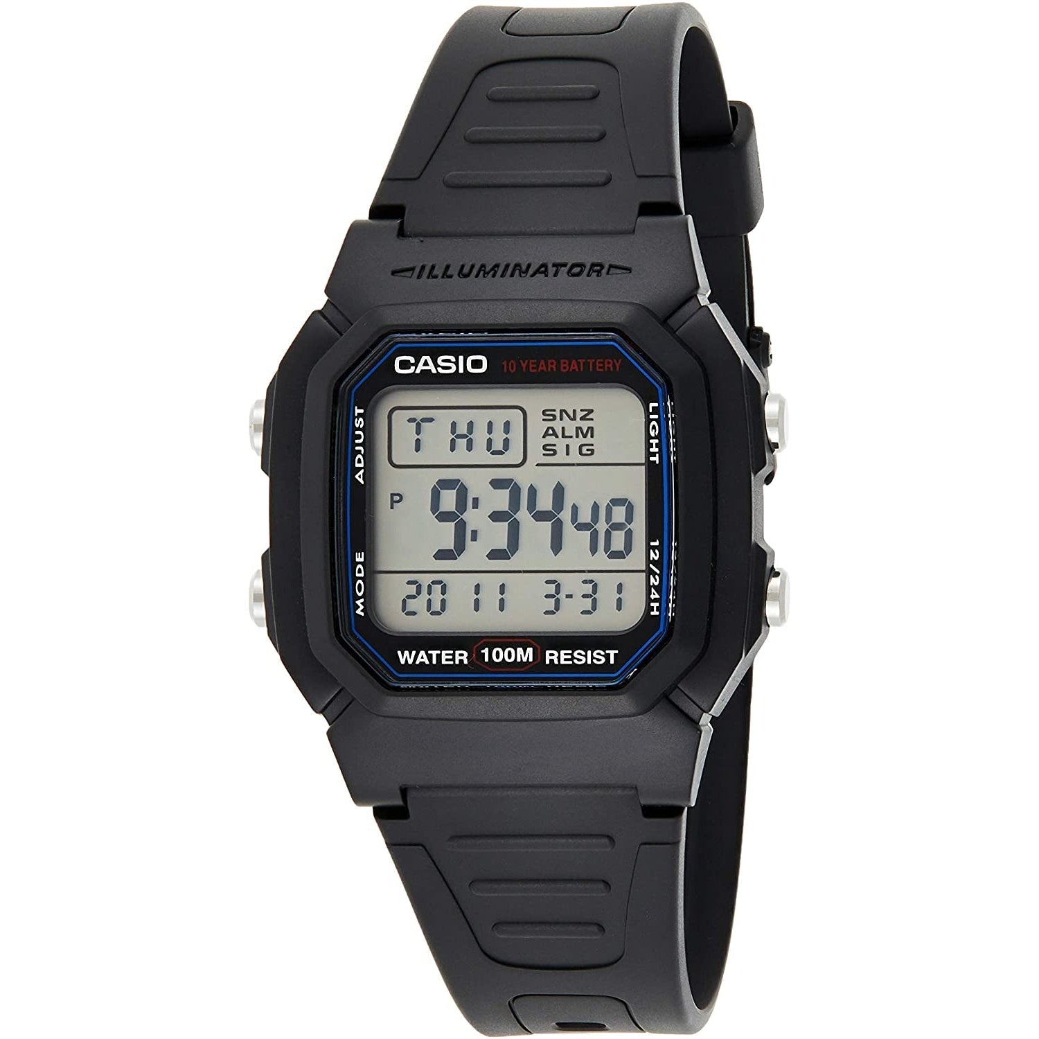 Casio Illuminator Quartz Dial Men's Watch W800H-1AV