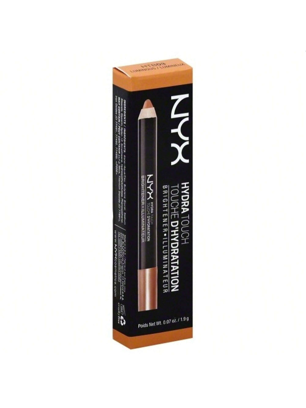 Hydra Touch Brightener Luminous by NYX 0.07 Oz 800897840198