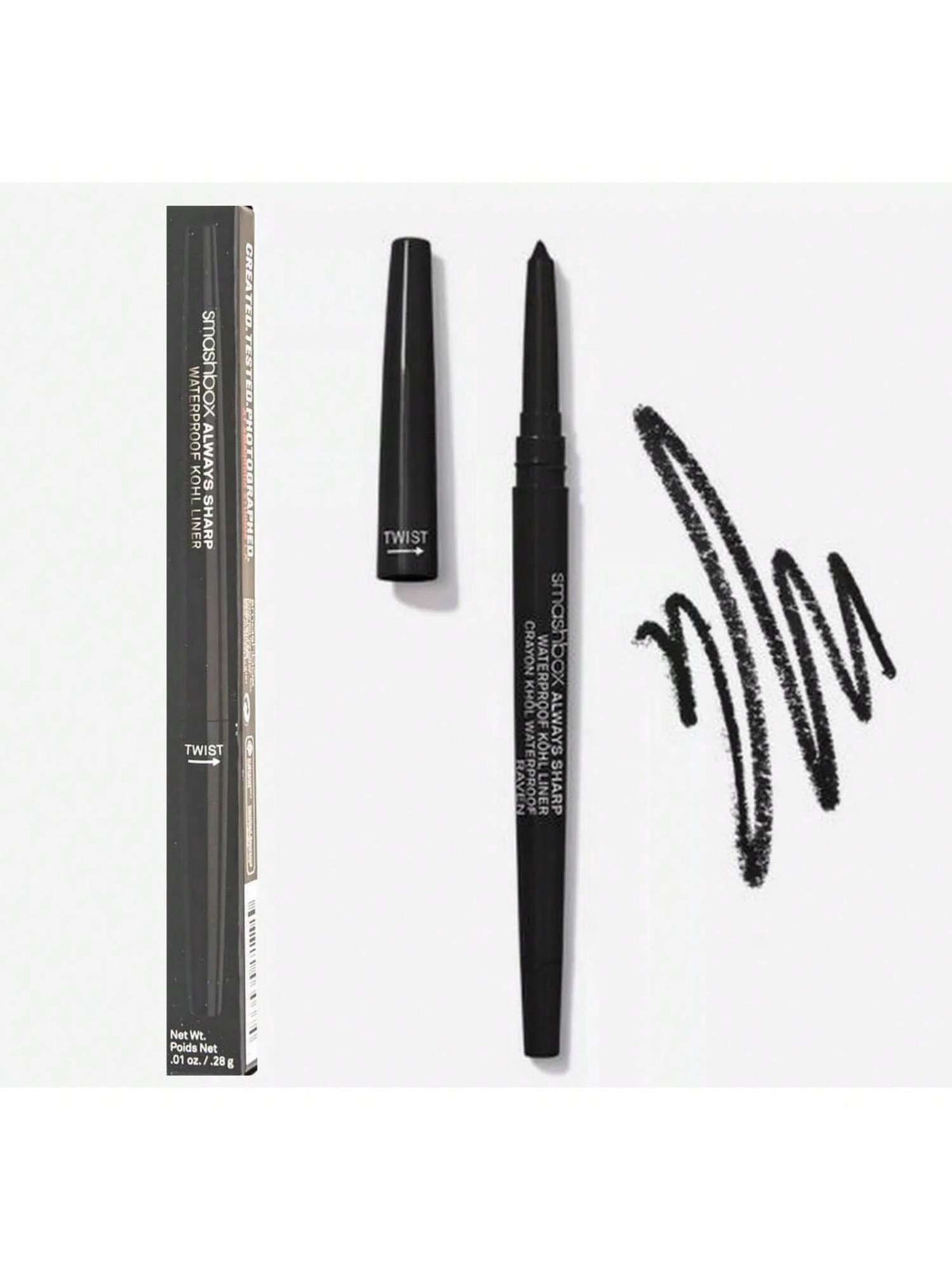 Always Sharp Waterproof Khol Liner Raven by Smashbox 0.01 Oz 607710030374
