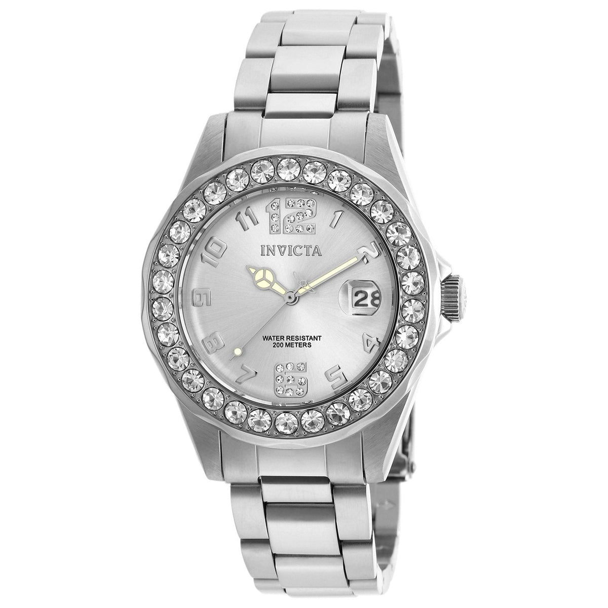 Invicta Quartz Pro Diver Silver Dial Women's Watch 21396
