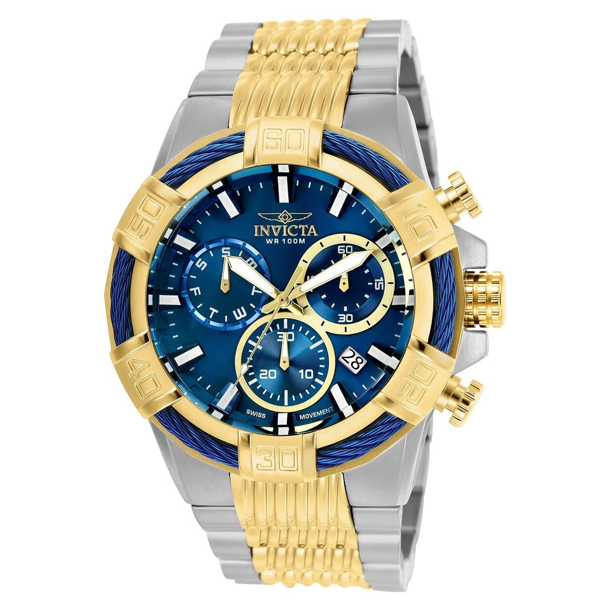 Invicta Quartz Bolt Blue Dial Men's Watch 25865