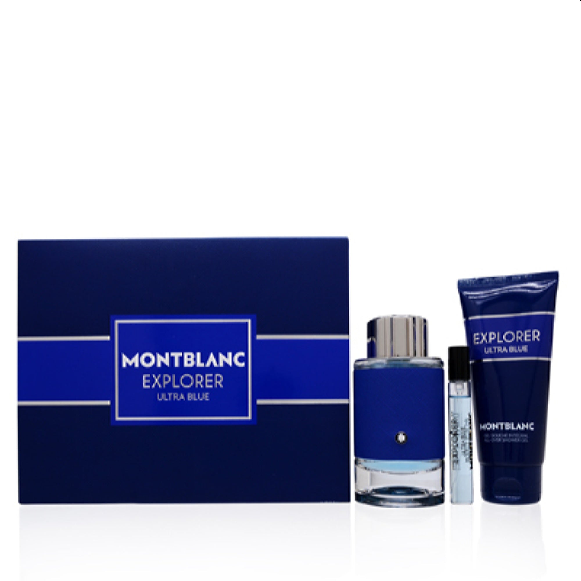 Mont Blanc Men's Explorer Ultra Blue Mont Blanc Set  3386460130615
