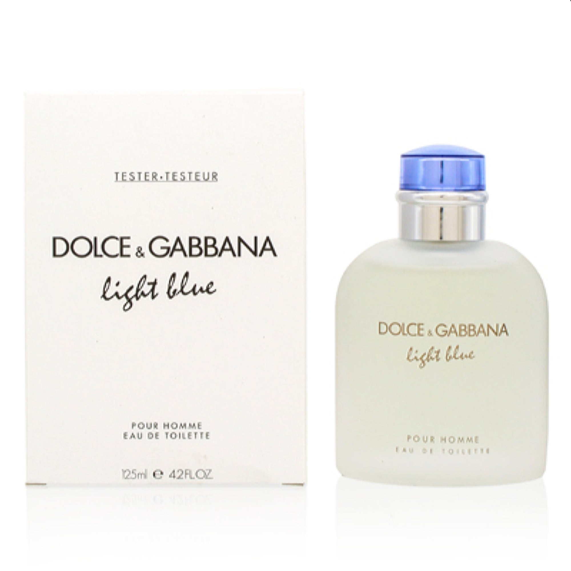 Dolce & Gabbana Men's Light Blue Pour Homme D&G Edt Spray Tester 4.0 Oz  3423473026747
