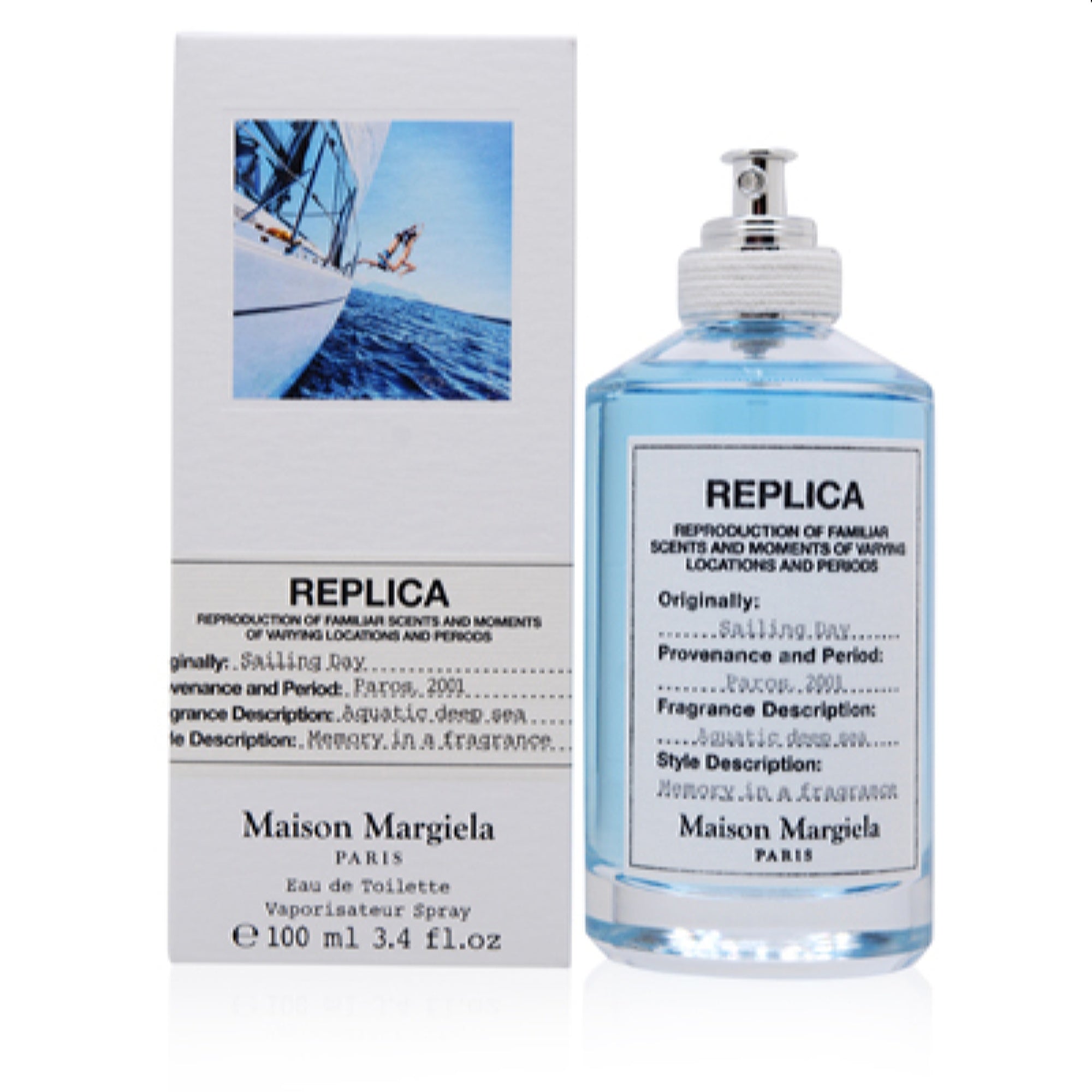 Maison Margiela  Replica Sailing Day Maison Margiela Edt Spray 3.4 Oz (100 Ml)  3614271956729