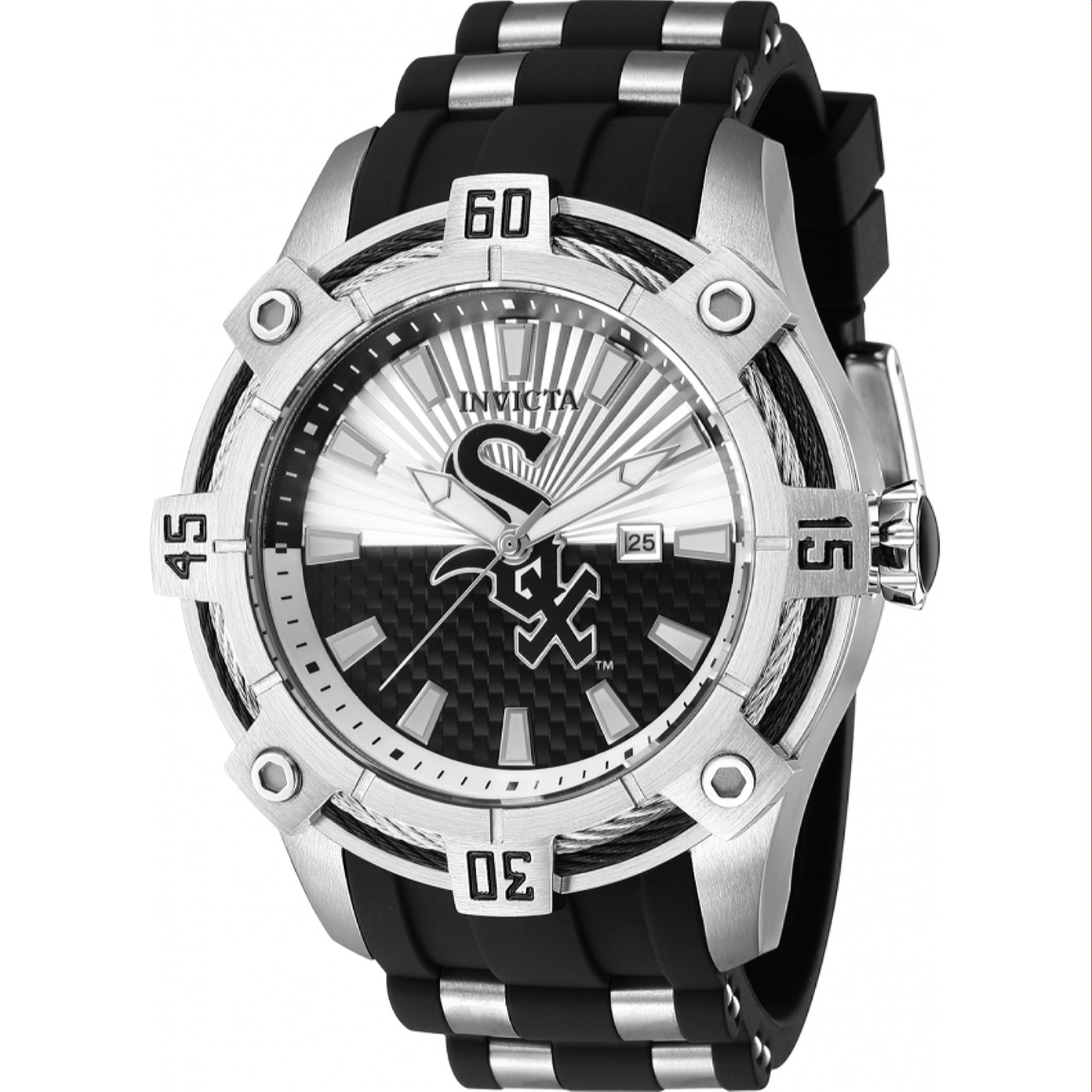 Invicta MLB Quartz MLB Sox Black Dial Men's Watch 43263