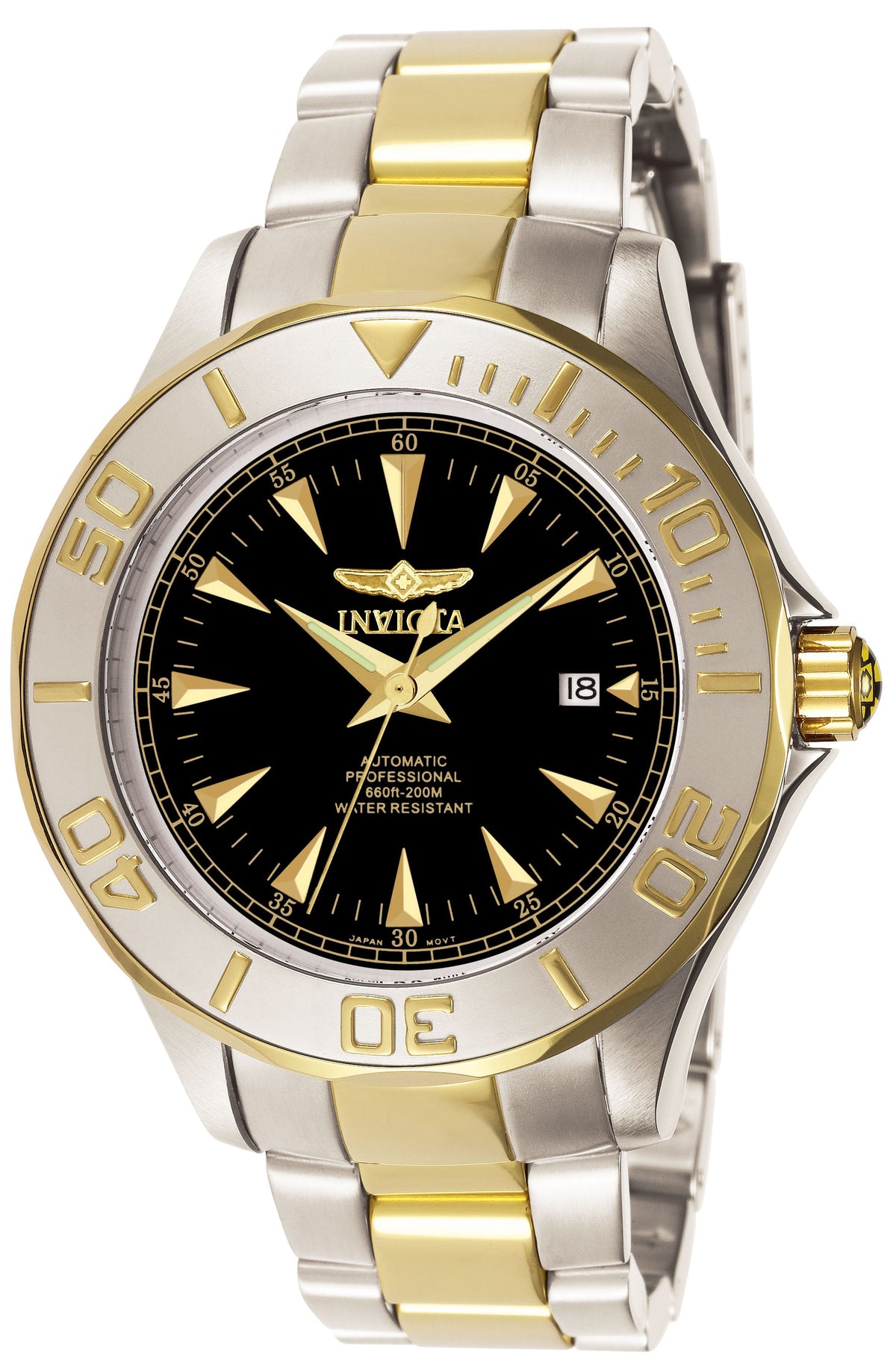 Invicta Automatic Signature Black Dial Men's Watch 7037