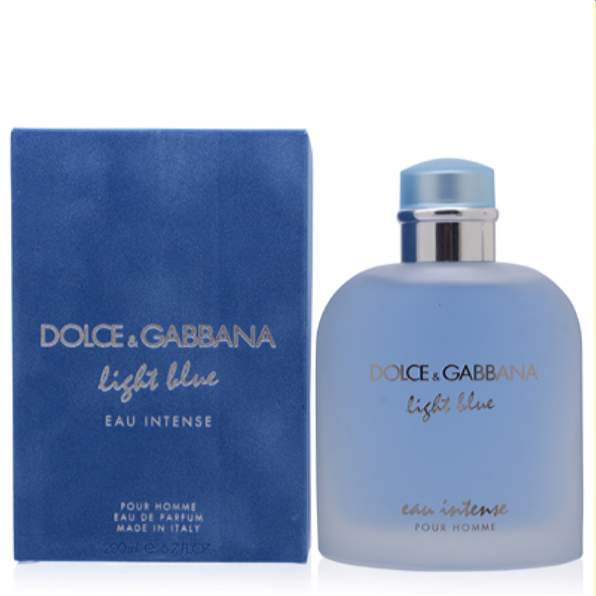 Dolce & Gabbana Men's Light Blue Eau Intense Men D&G Edp Spray 6.7 Oz (200 Ml)  8057971181407