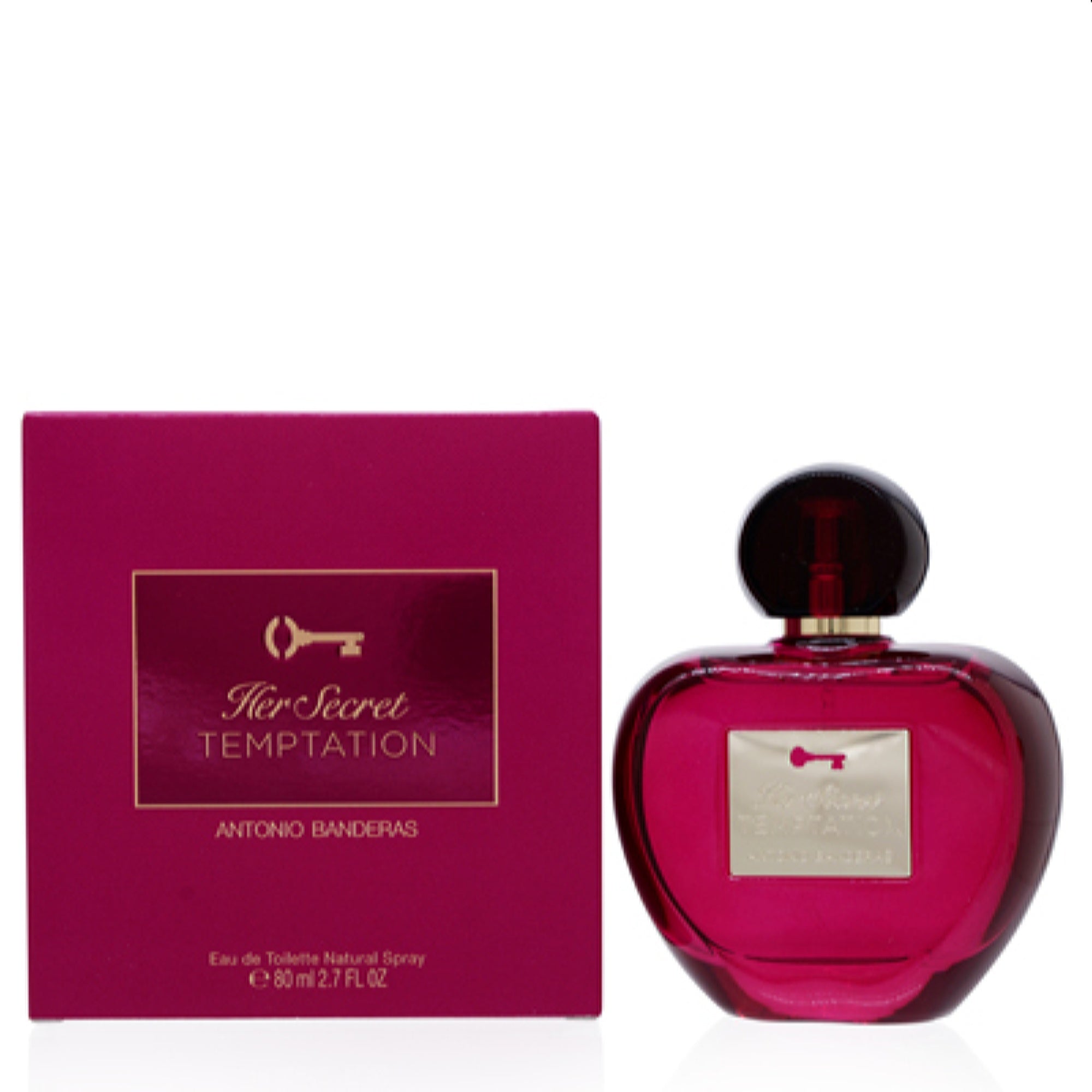 Antonio Banderas Women's Her Secret Temptation Antonio Banderas Edt Spray 2.7 Oz (80 Ml)   8411061860410
