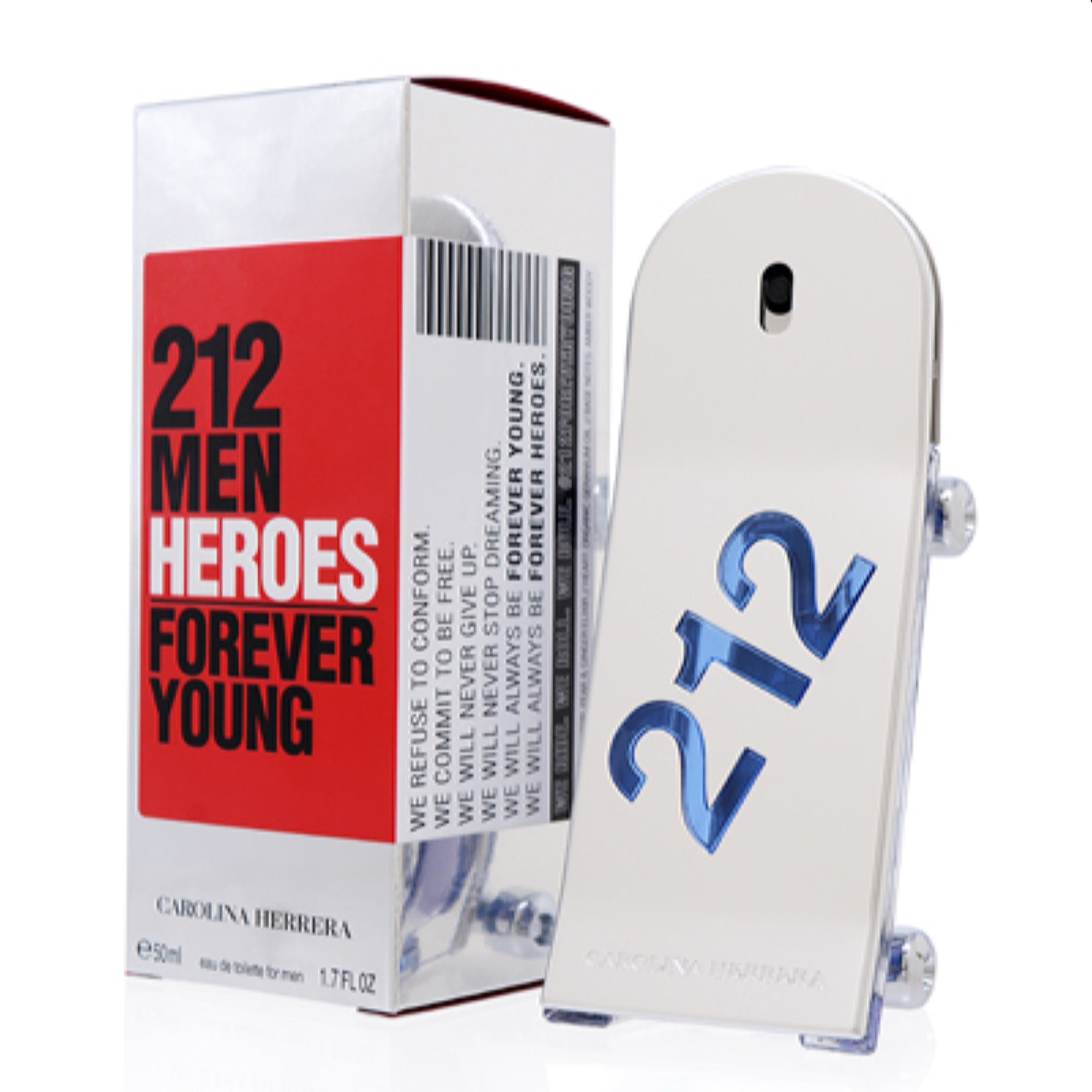 Carolina Herrera Men's 212 Men Heroes Forever Young Carolina Herrera Edt Spray 1.7 Oz (50 Ml)  8411061974759