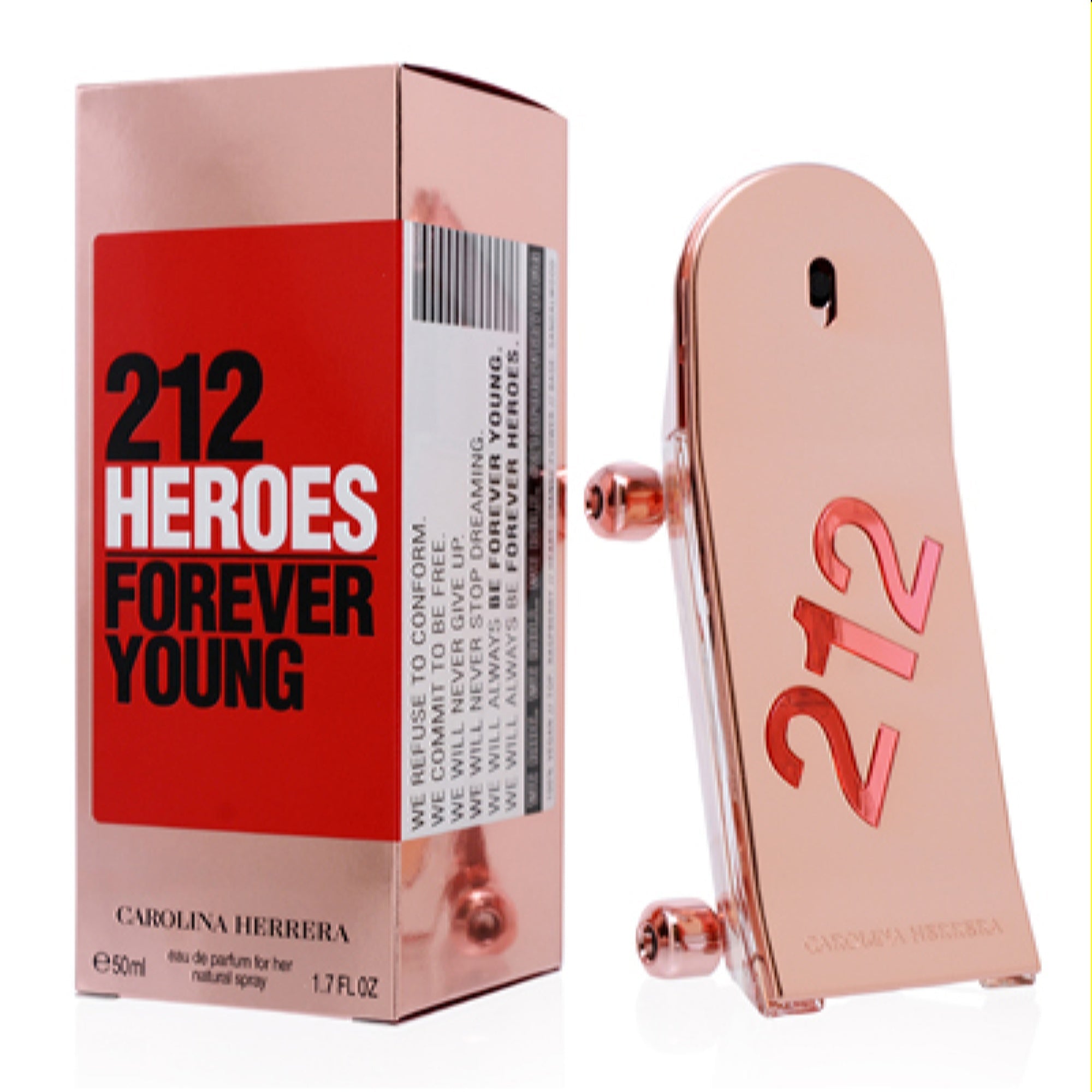 Carolina Herrera Women's 212 Heroes Forever Young Carolina Herrera Edp Spray 1.7 Oz (50 Ml)   8411061994702
