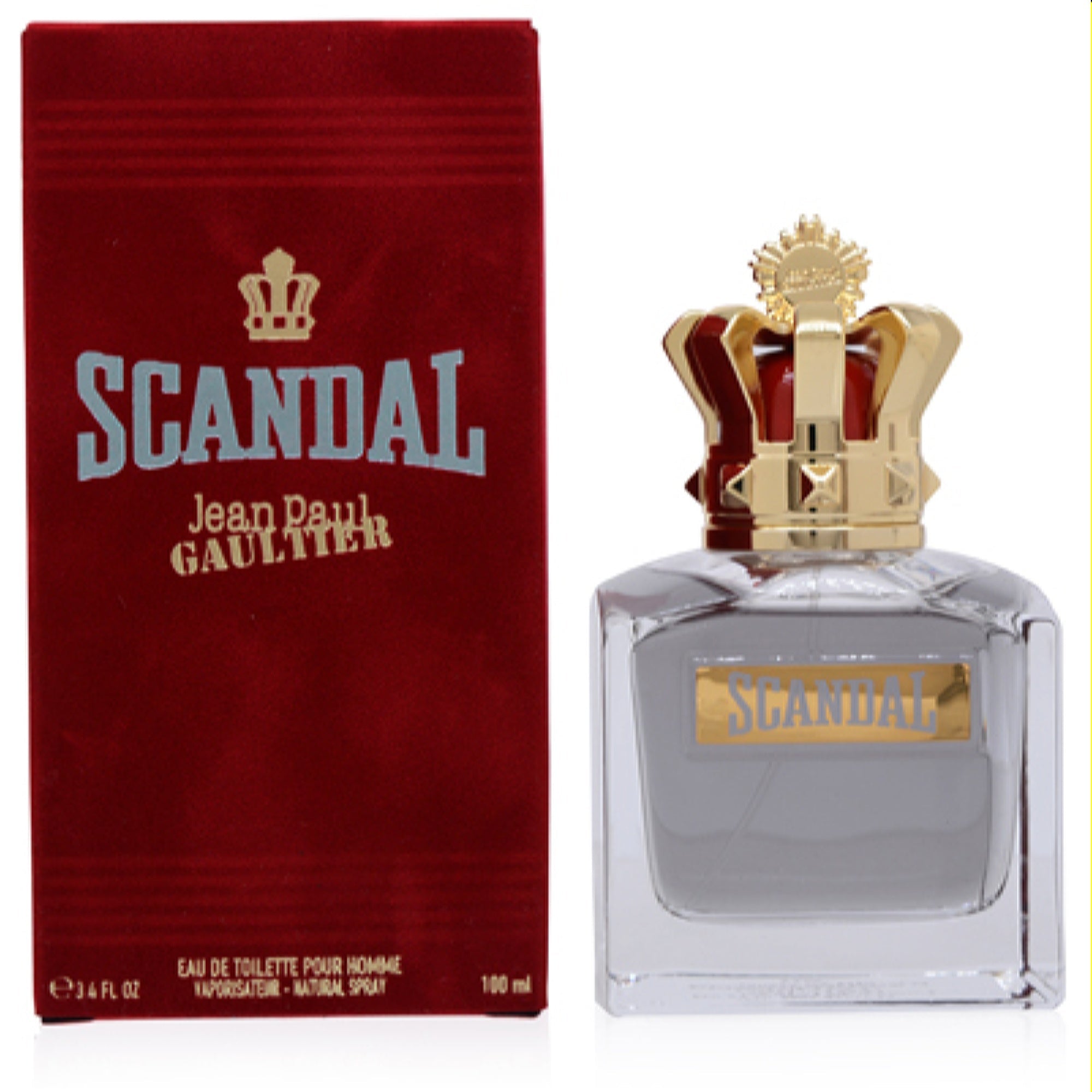 Jean Paul Gaultier Men's J.P.Gaultier Scandal J.P.G. Edt Refillable Spray 3.4 Oz (100 Ml)  8435415030885