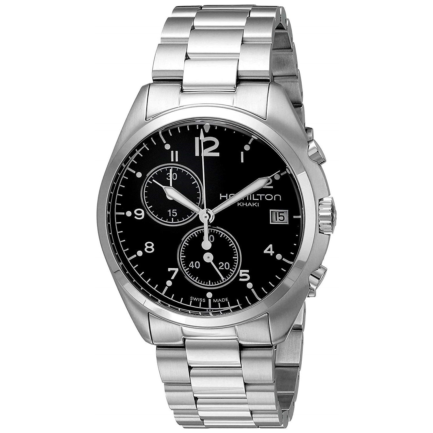 Hamilton Khaki Aviation Calibre G10.211 Quartz Chronograph Black Dial Men's Watch H76512133