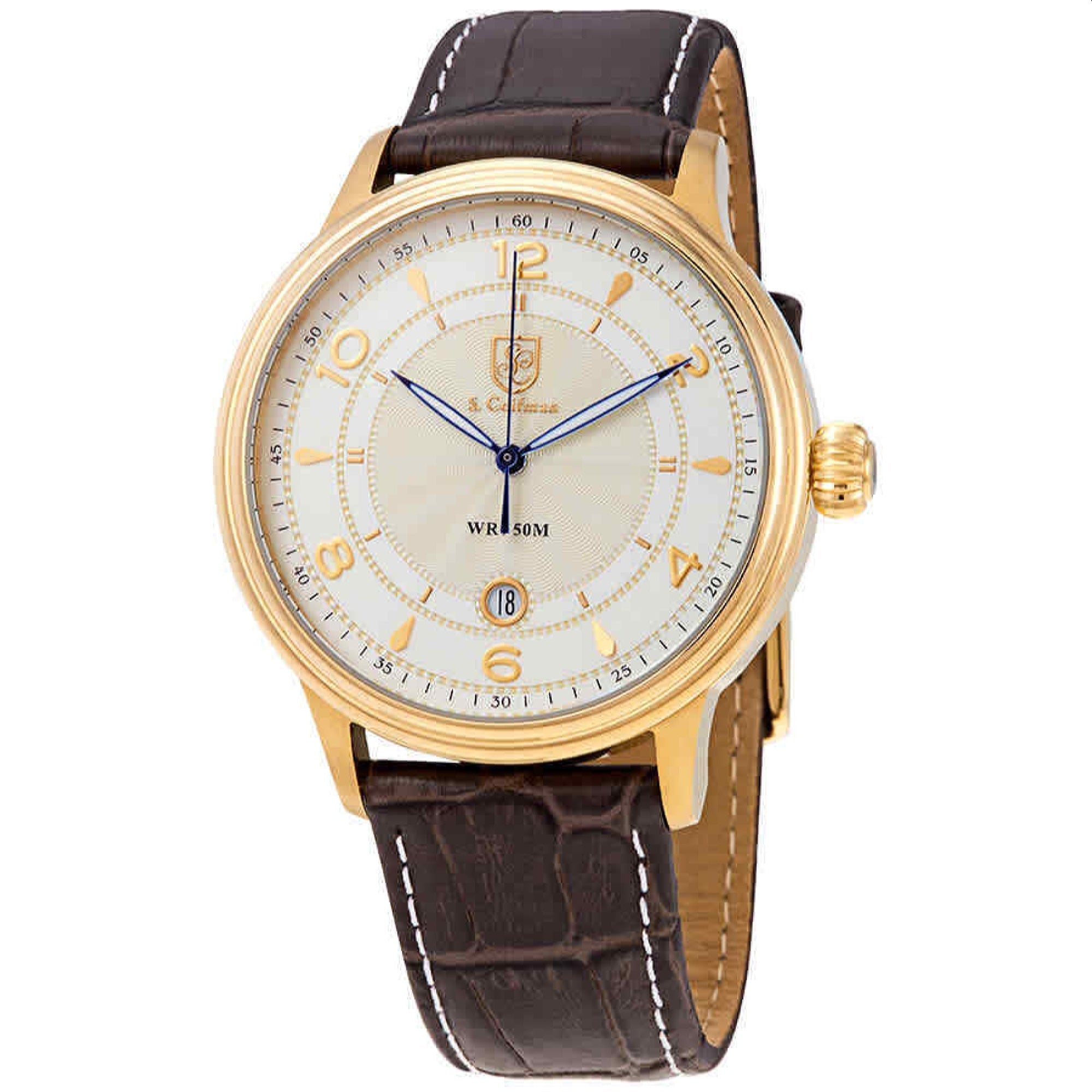 S. Coifman  Quartz White Dial Men's Watch SC0376
